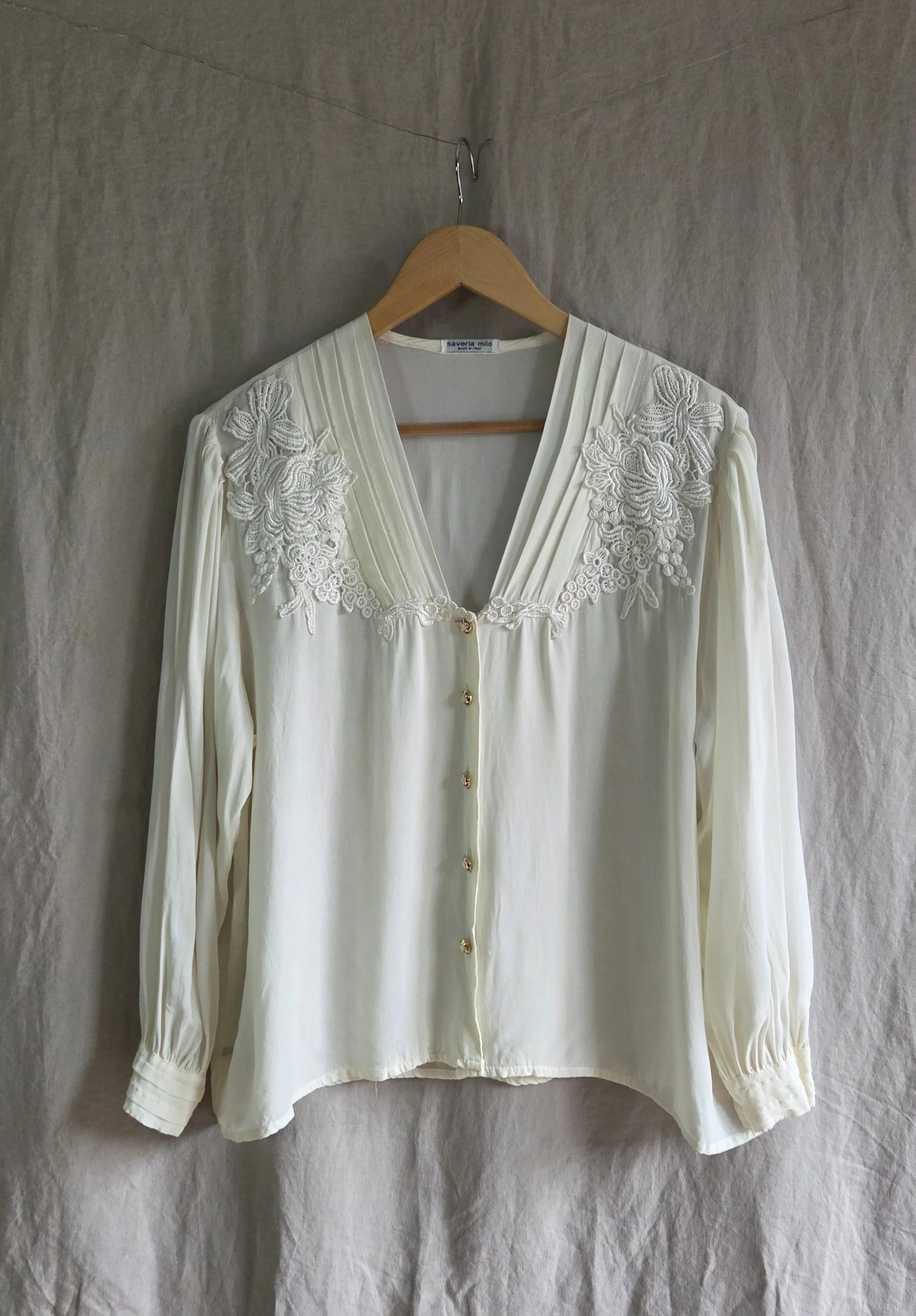 Saveria Milo Ivory Lace Blouse