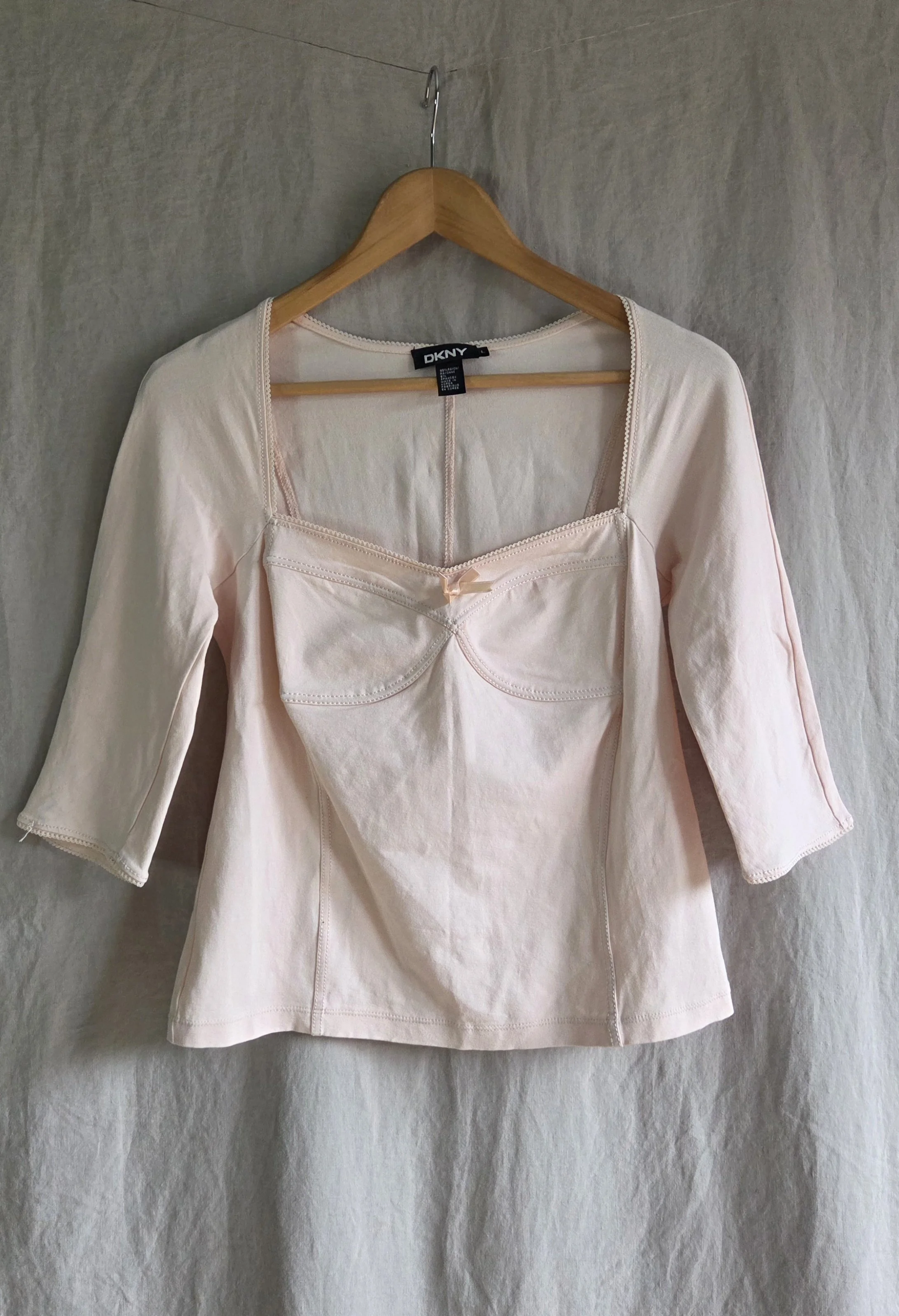 DKNY Early 2000s Pink Top