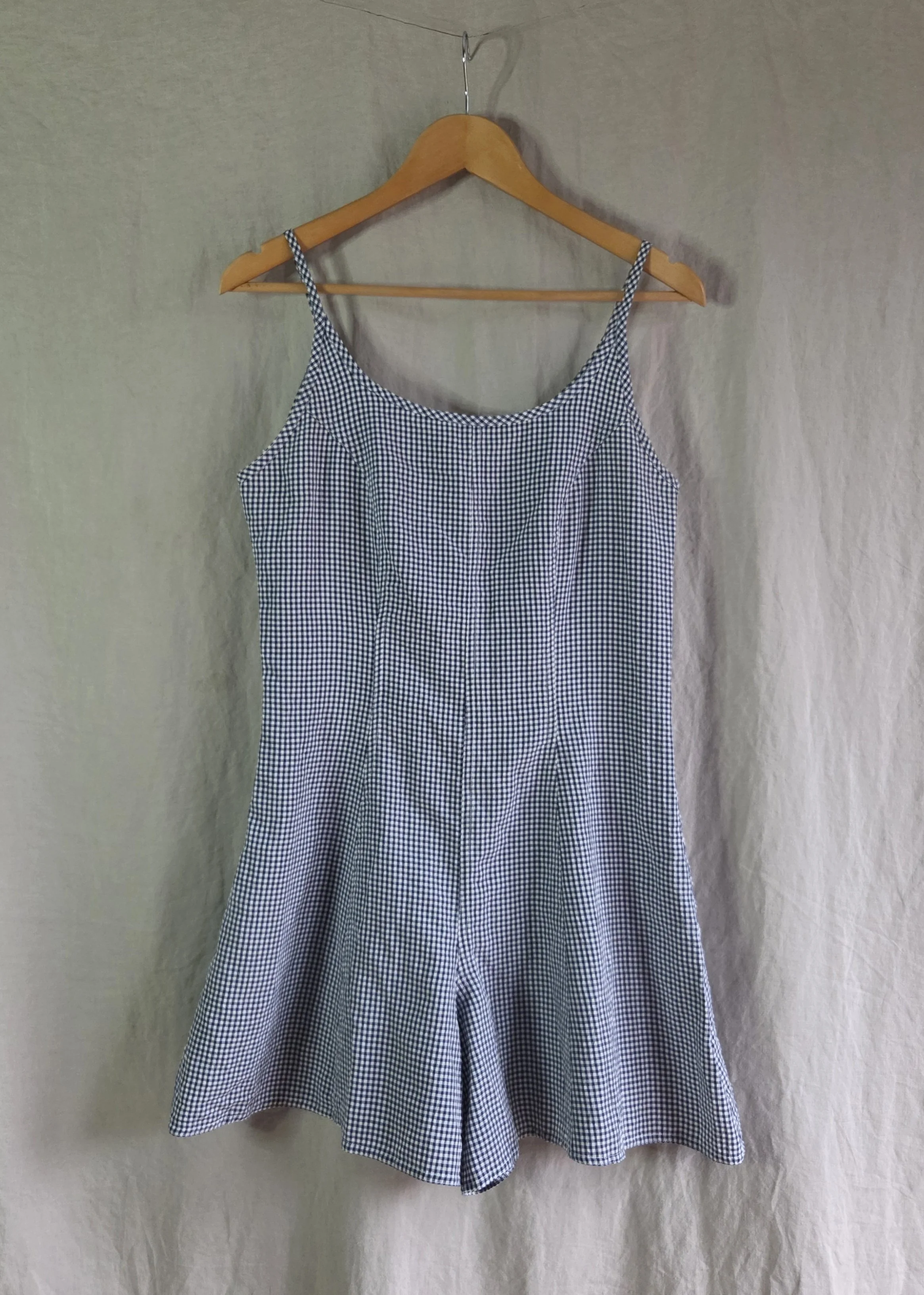 Vintage Gingham Romper