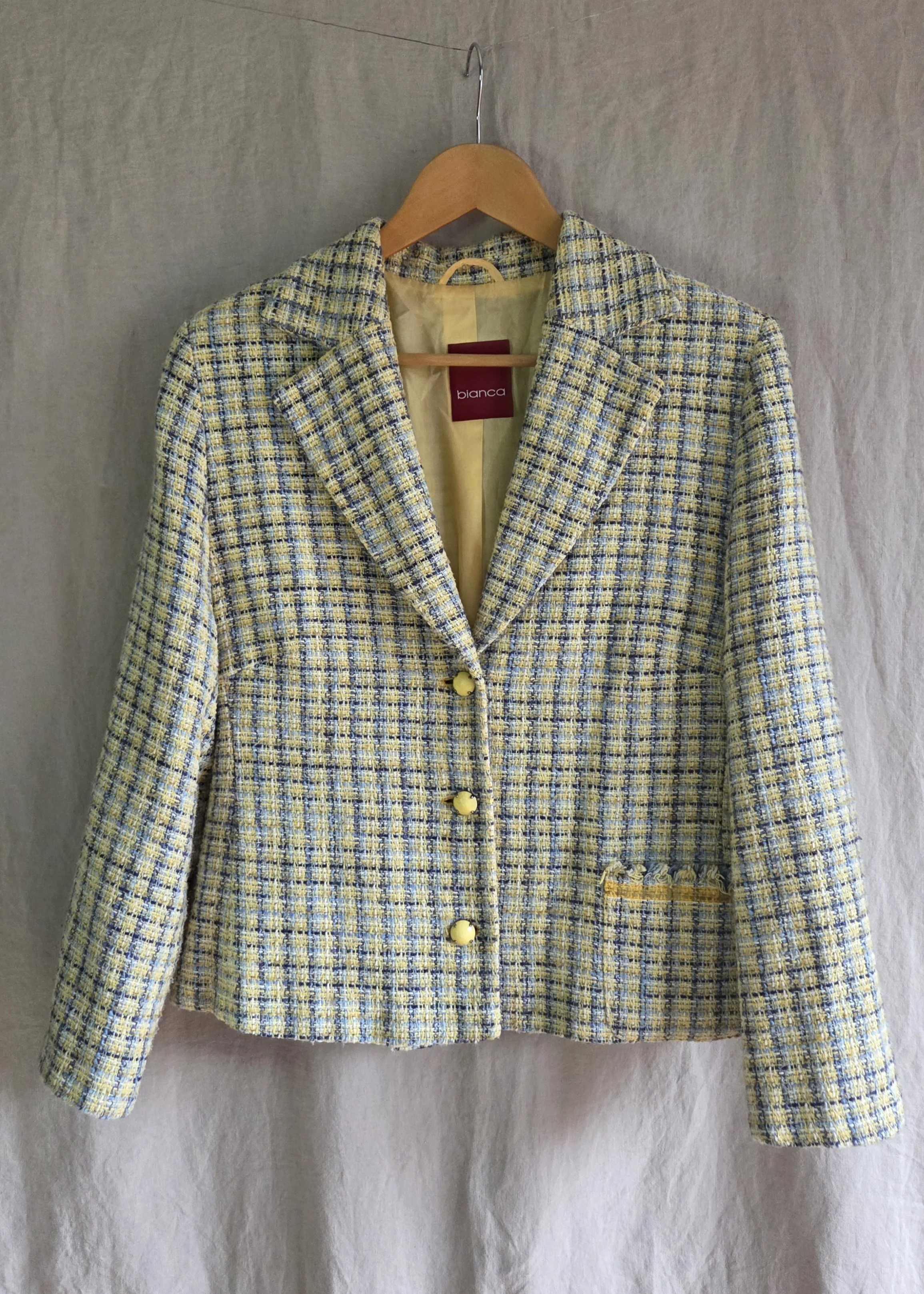 Vintage Plaid Elegance Jacket