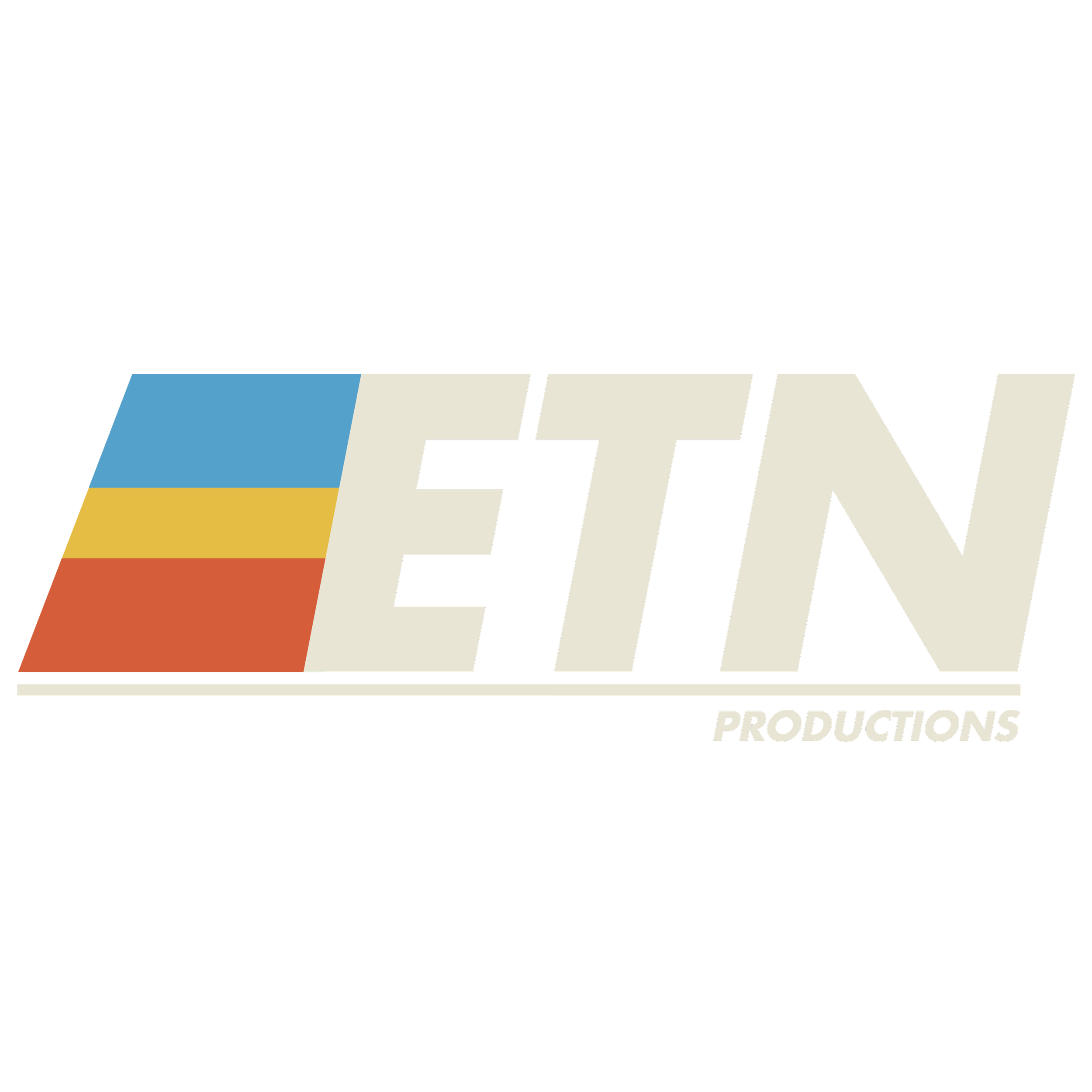 Logo of EFI Productions with colorful stripes and bold text.