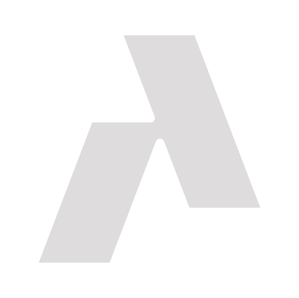 Gray abstract geometric shape consisting of two angled trapezoids.