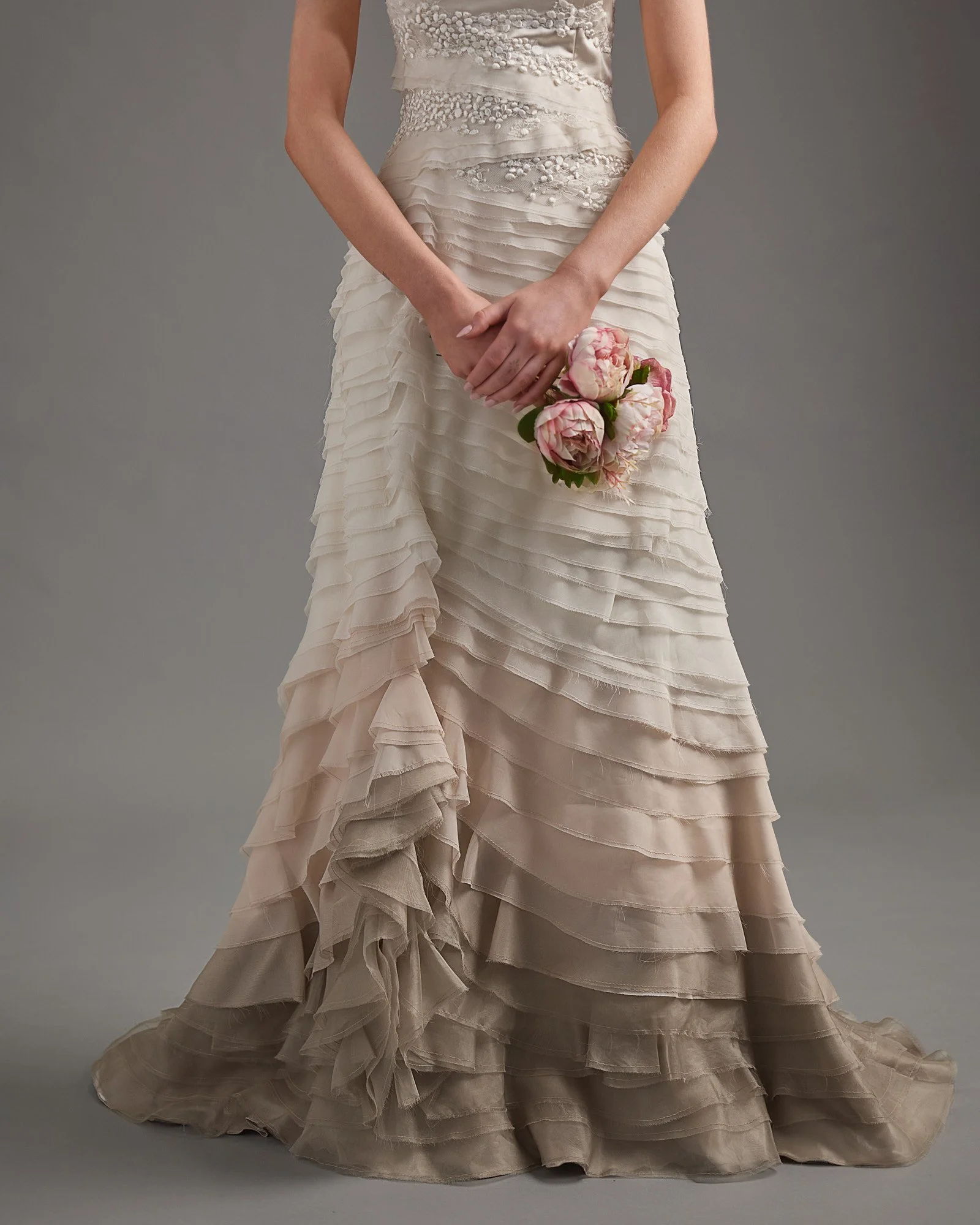 Strata - layered silk detail