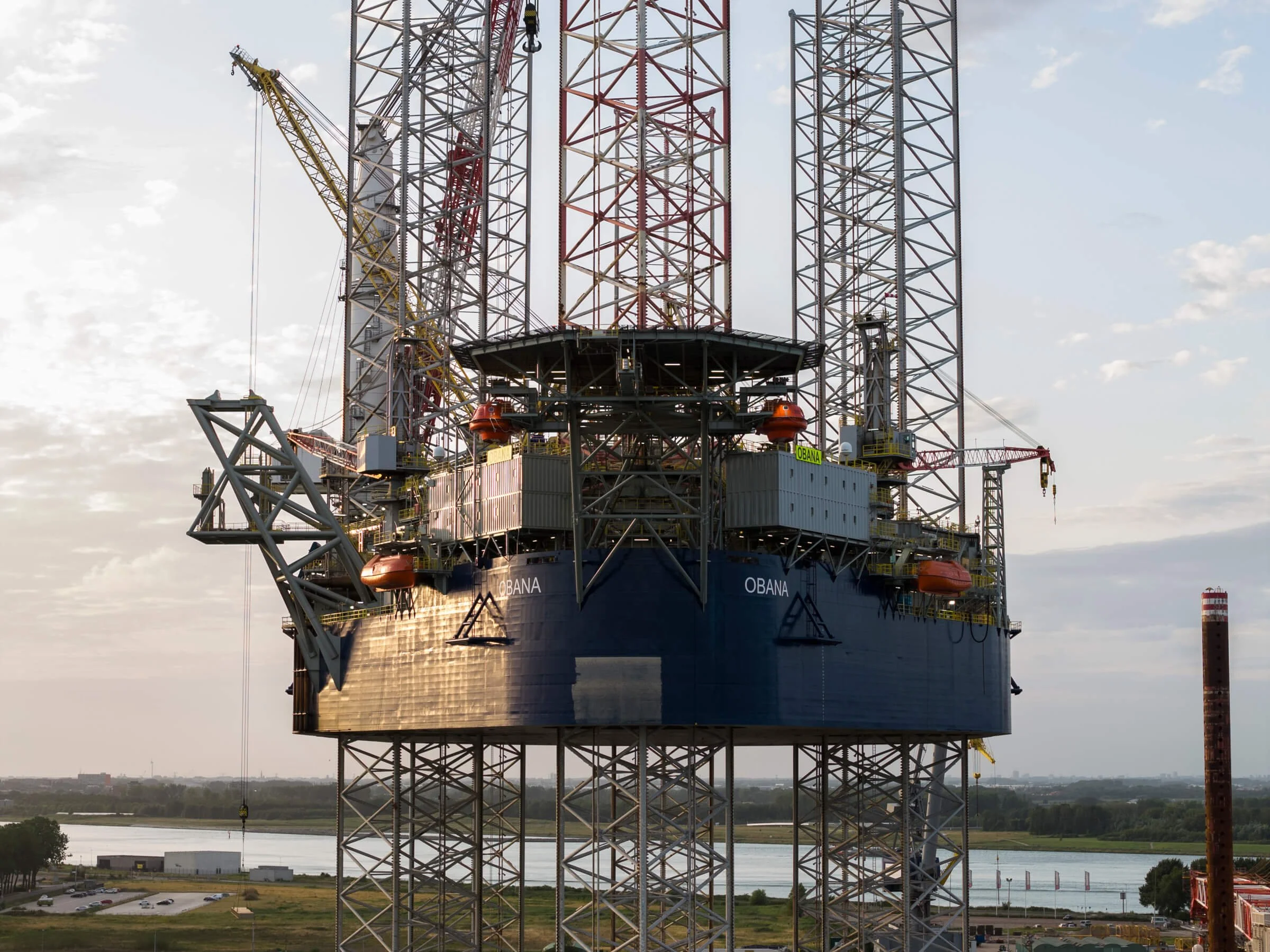 portside media drone port of rotterdam damen shipyards