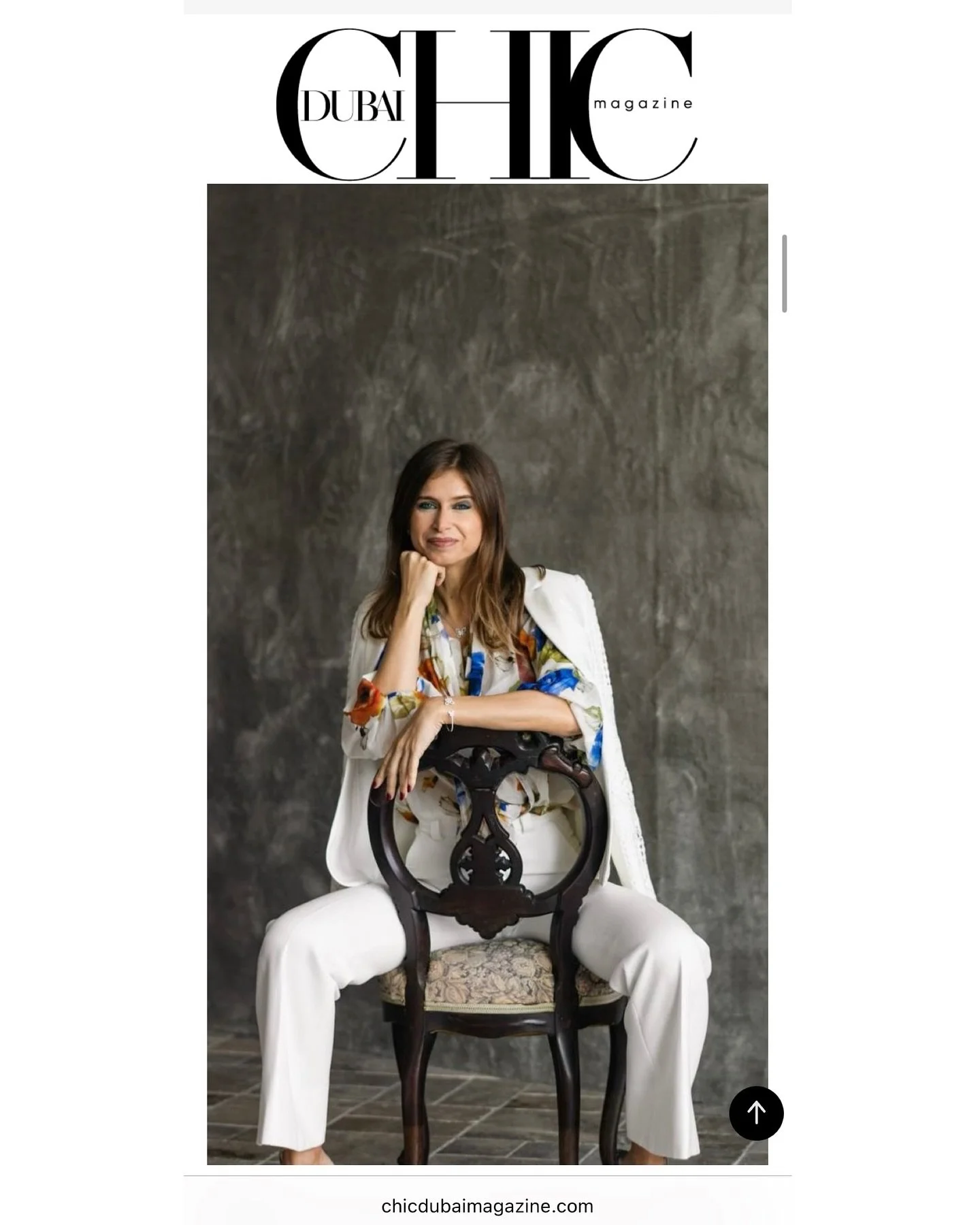 Congratulations to @mihaflor on her digital magazine feature with @chic.dubai.magazine 🤍 proud to have some photos we took of Miha featured in this issue!