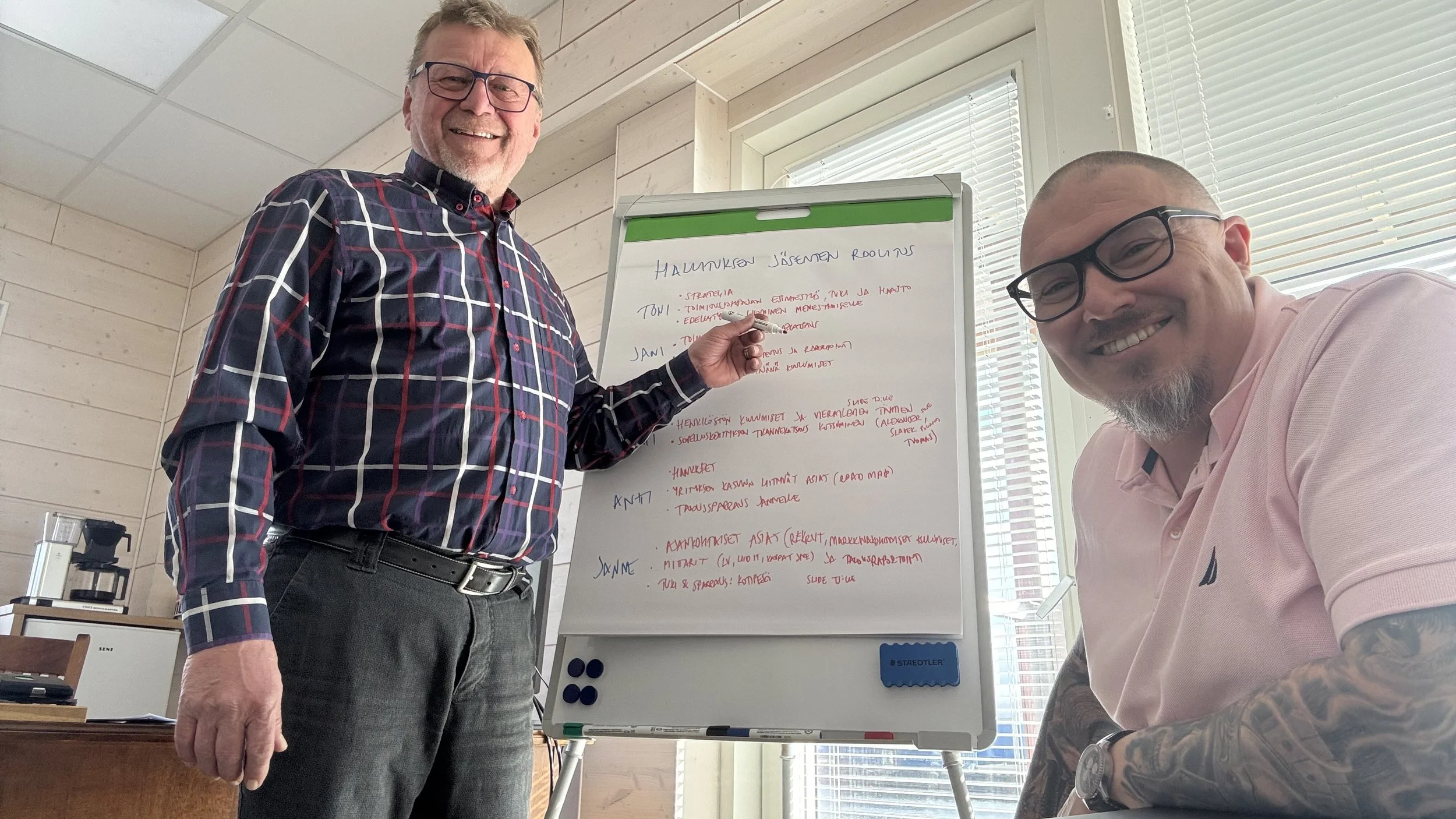Teppo Viitasalo Camp Consulting ja Toni Brigatti Werstas Works