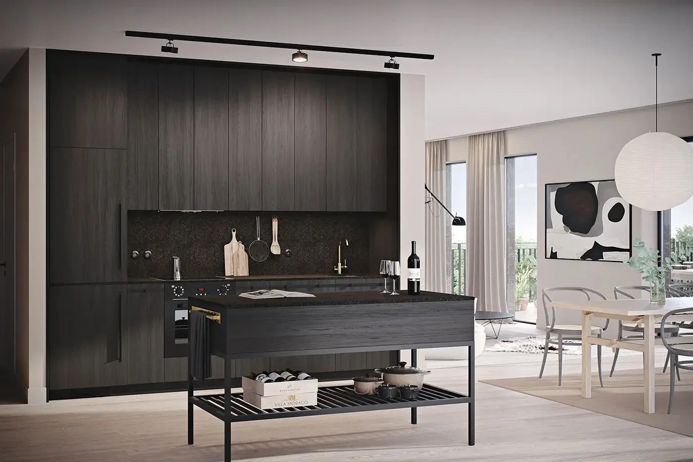 Interiör bild på projektet Brohuvudet 1, Sundsvall.