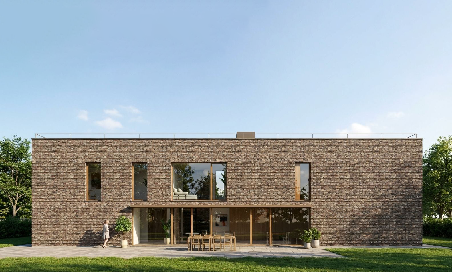 Exteriör bild på projektet Segelleden, Lidingö.