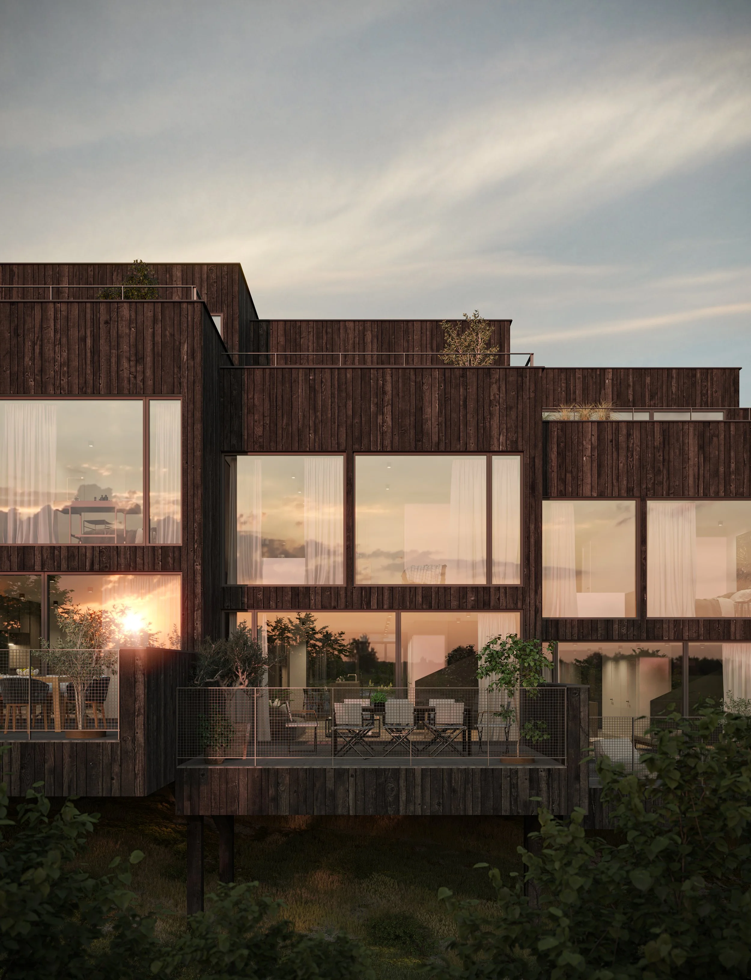 Exteriör bild på projektet Svärtinge, Norrköping.