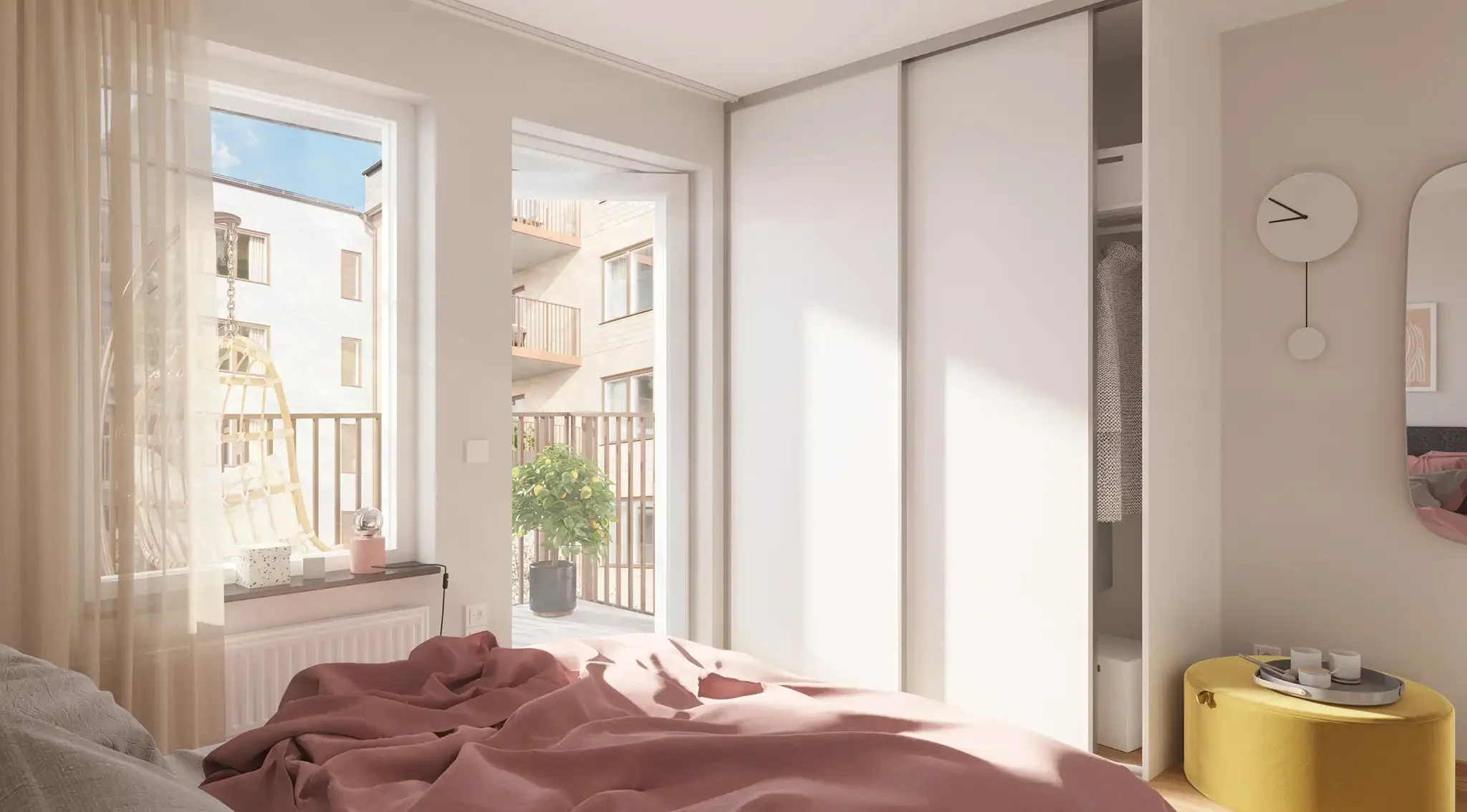 Interiör bild på projektet Börjetull, Uppsala.