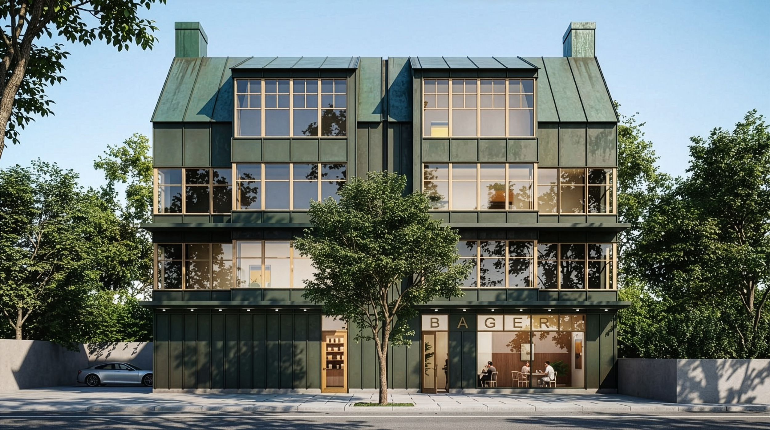 Exteriör bild på projektet Arnljot, Hägersten.