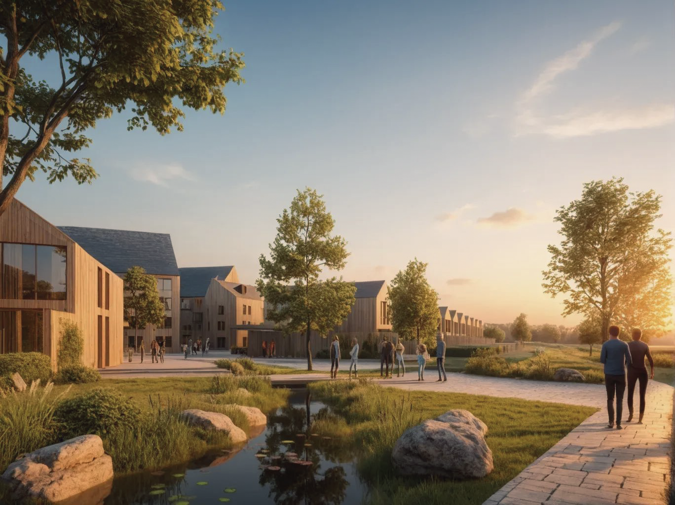 Exteriör bild på projektet Vendelsö, Haninge.