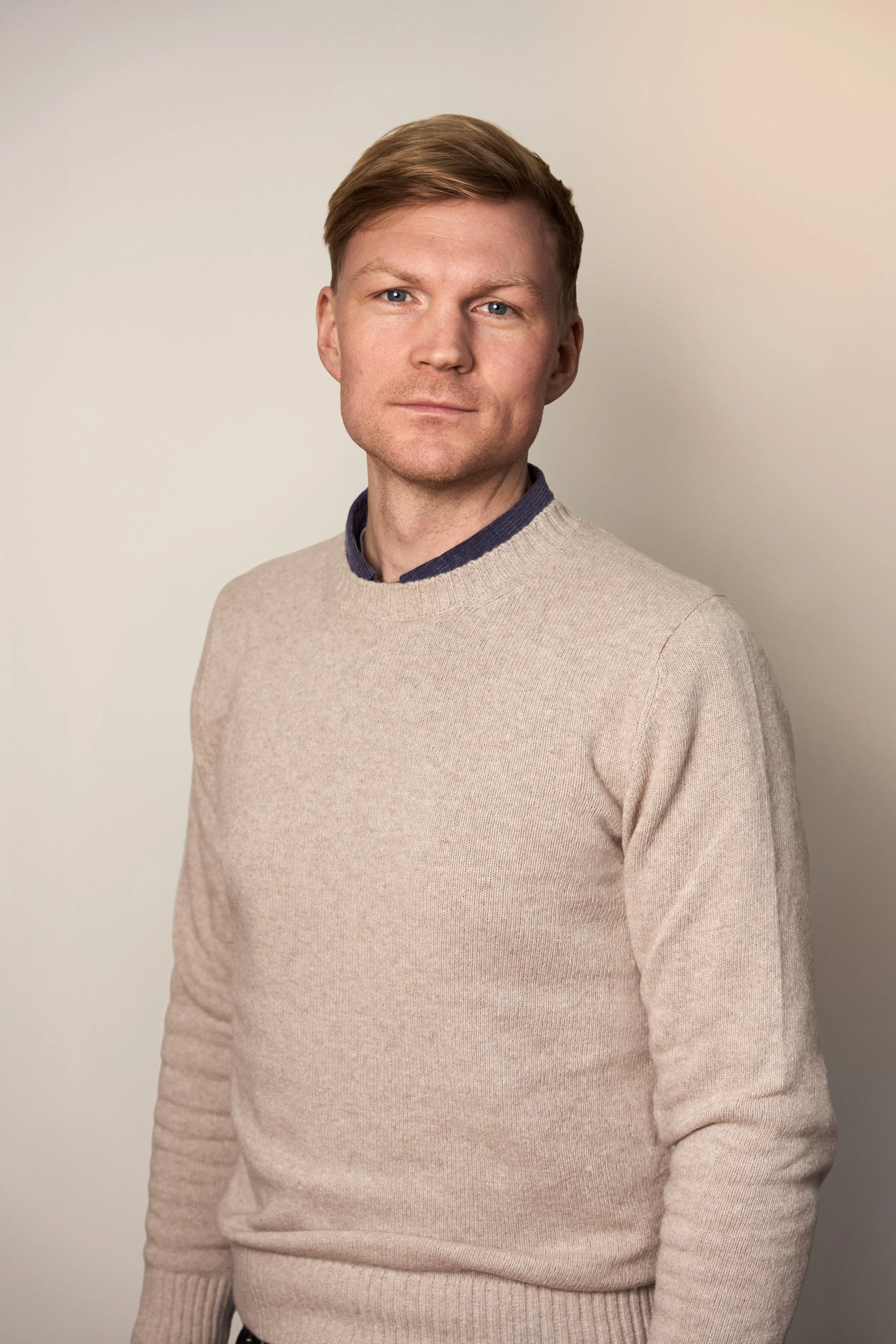 Porträttbild på Aeonics anställda, bilden är på Gunnar Larsson.