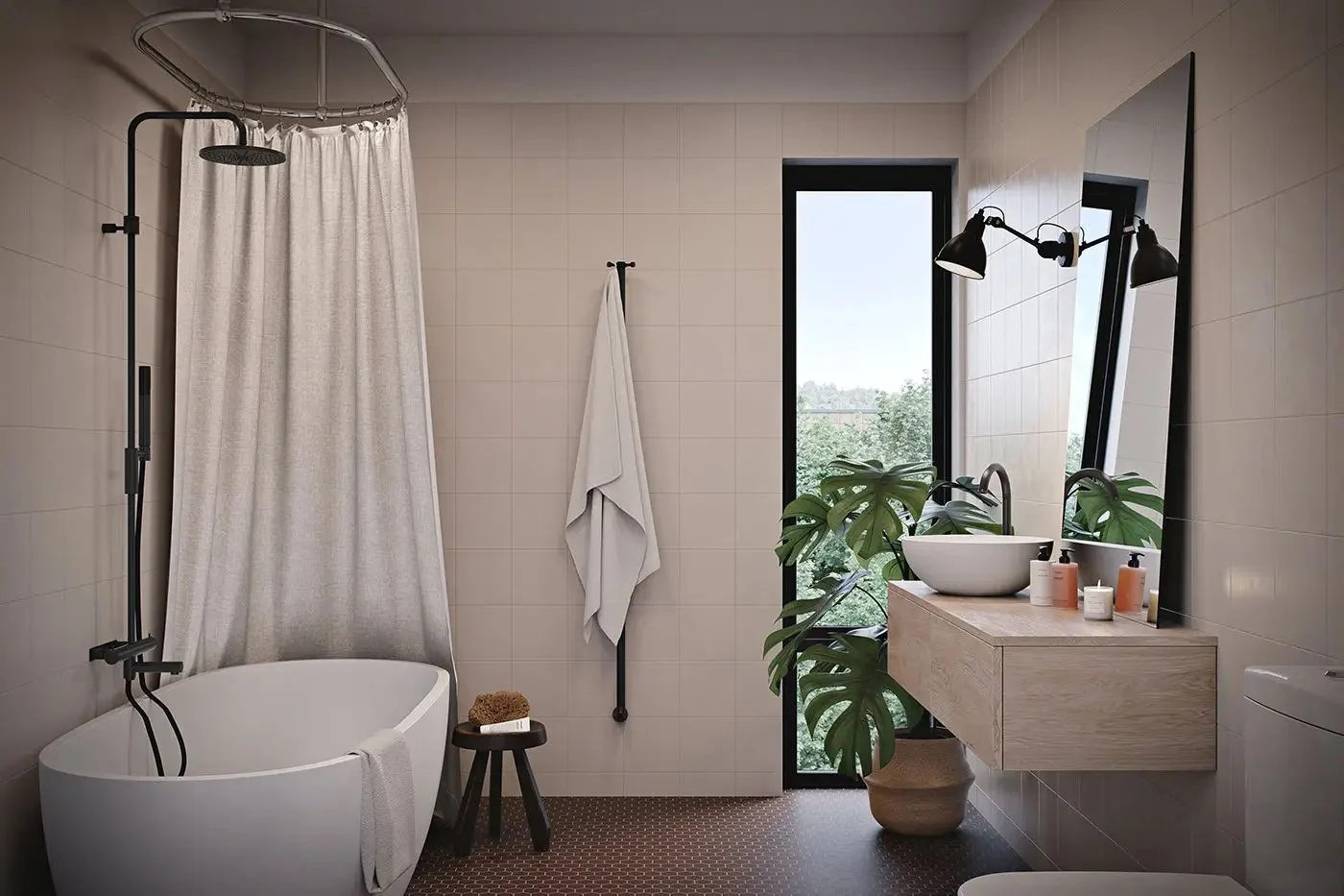 Interiör bild på projektet Brohuvudet 1, Sundsvall.