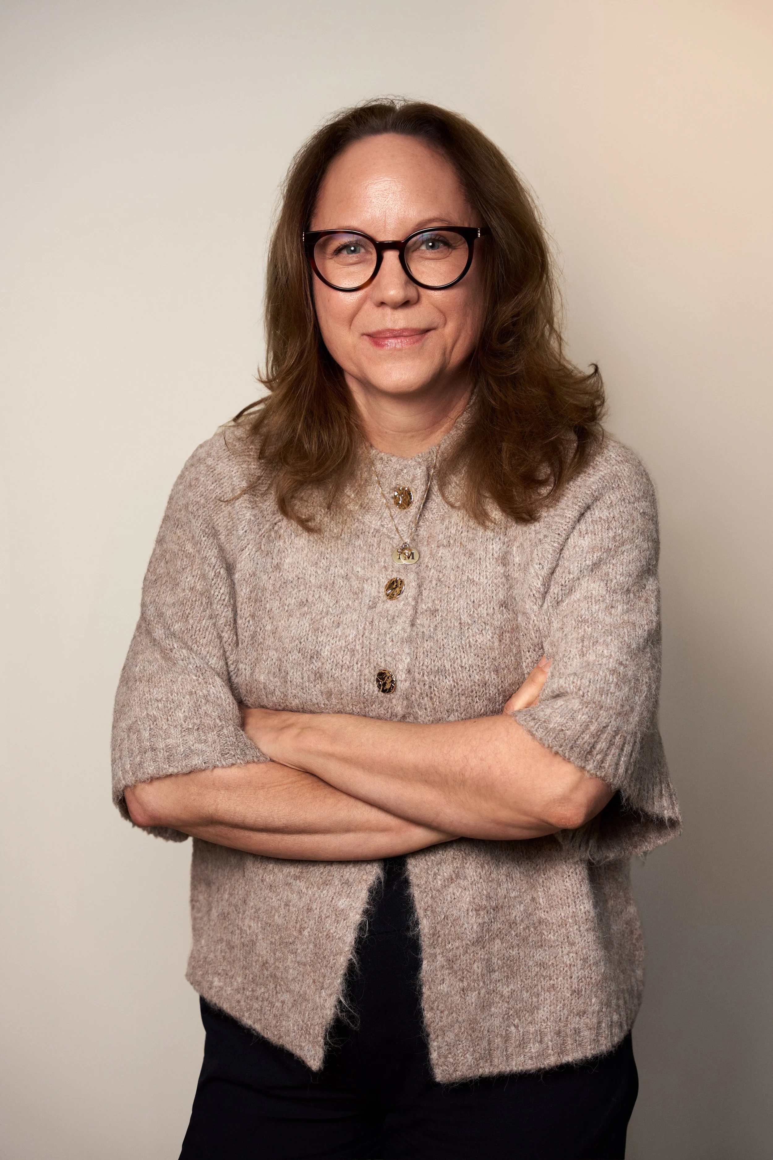 Porträttbild på Aeonics anställda, bilden är på Katarina Karlsson.