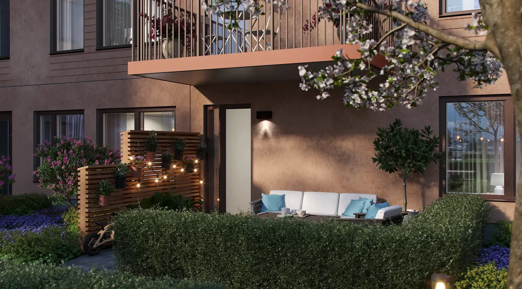 Exteriör bild på projektet Börjetull, Uppsala.