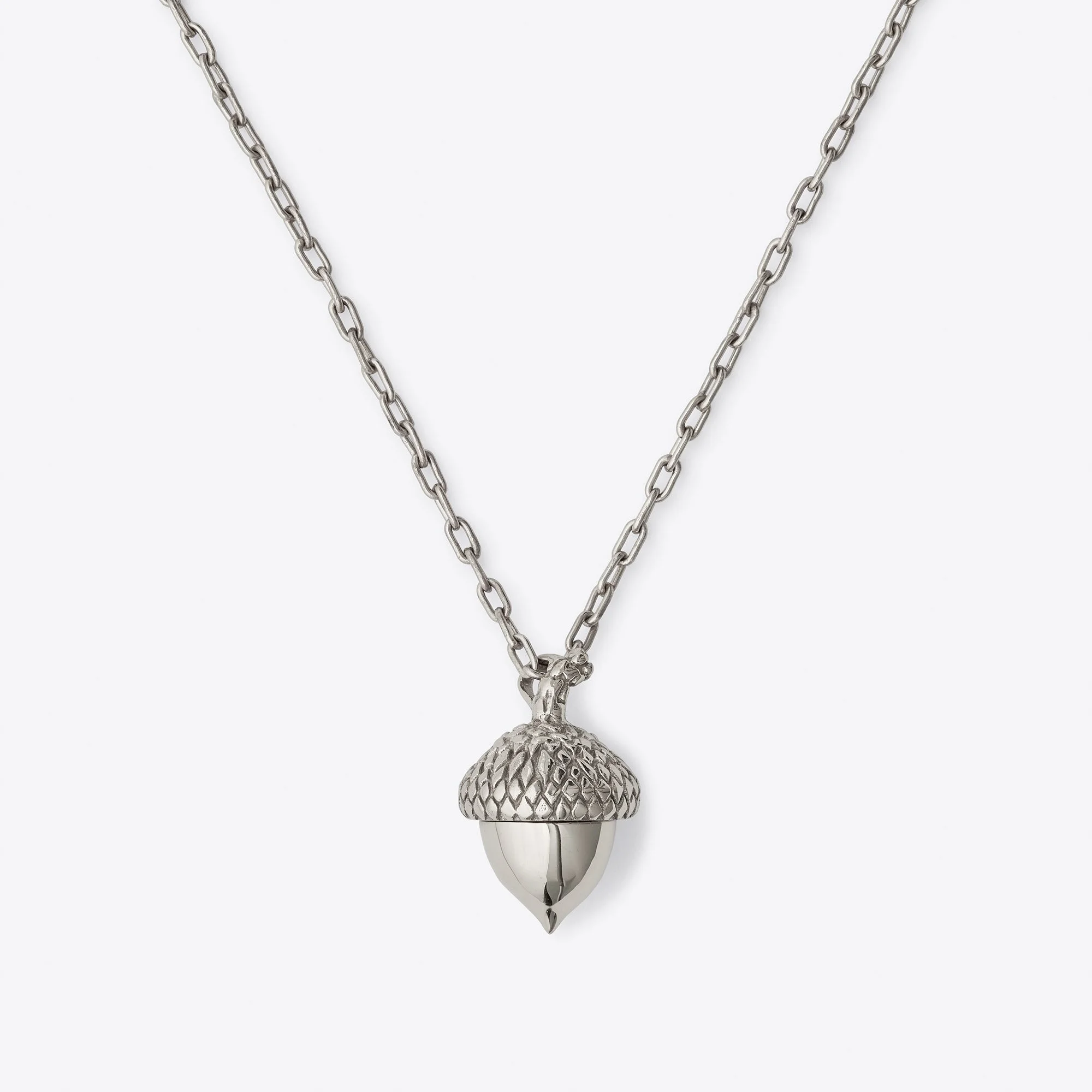 MEDIUM SILVER ACORN by Tarra Rosenbaum.jpg