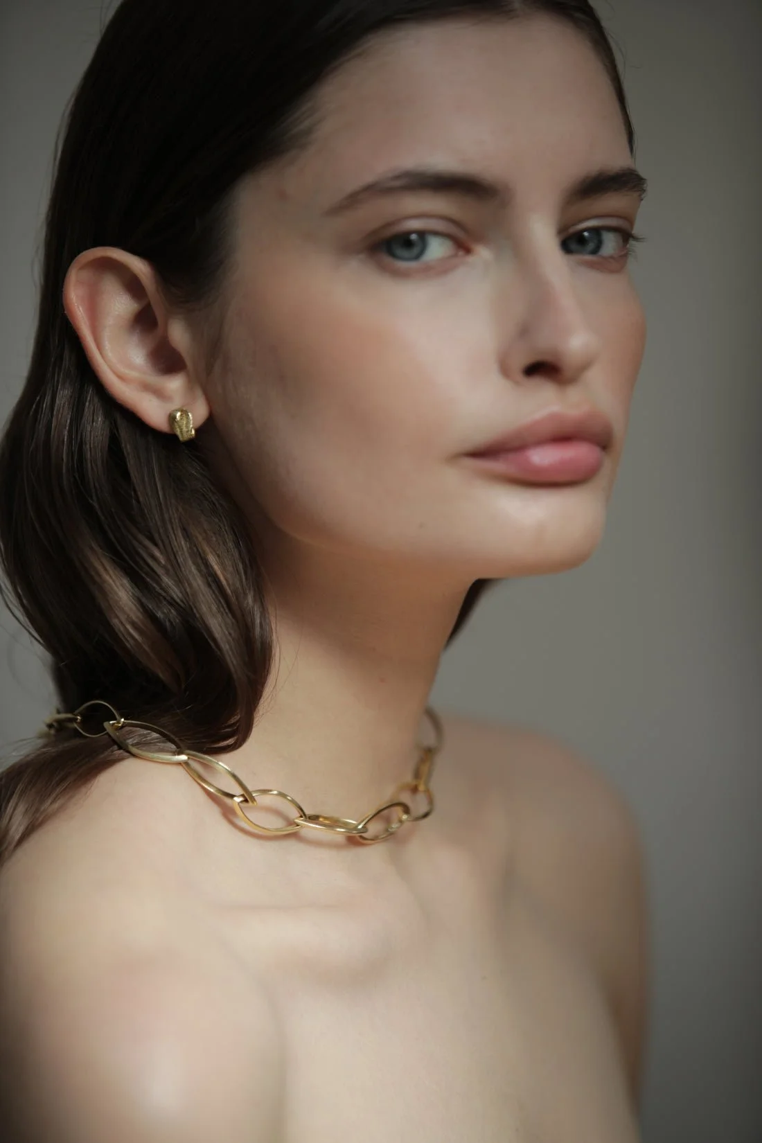 Gold Cobra Wadjet Earrings