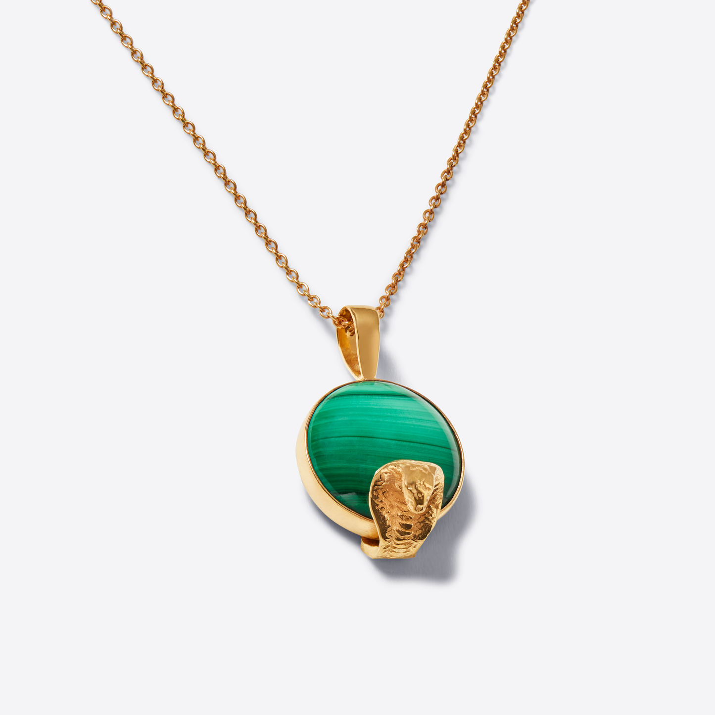 Malachite Cobra Necklace