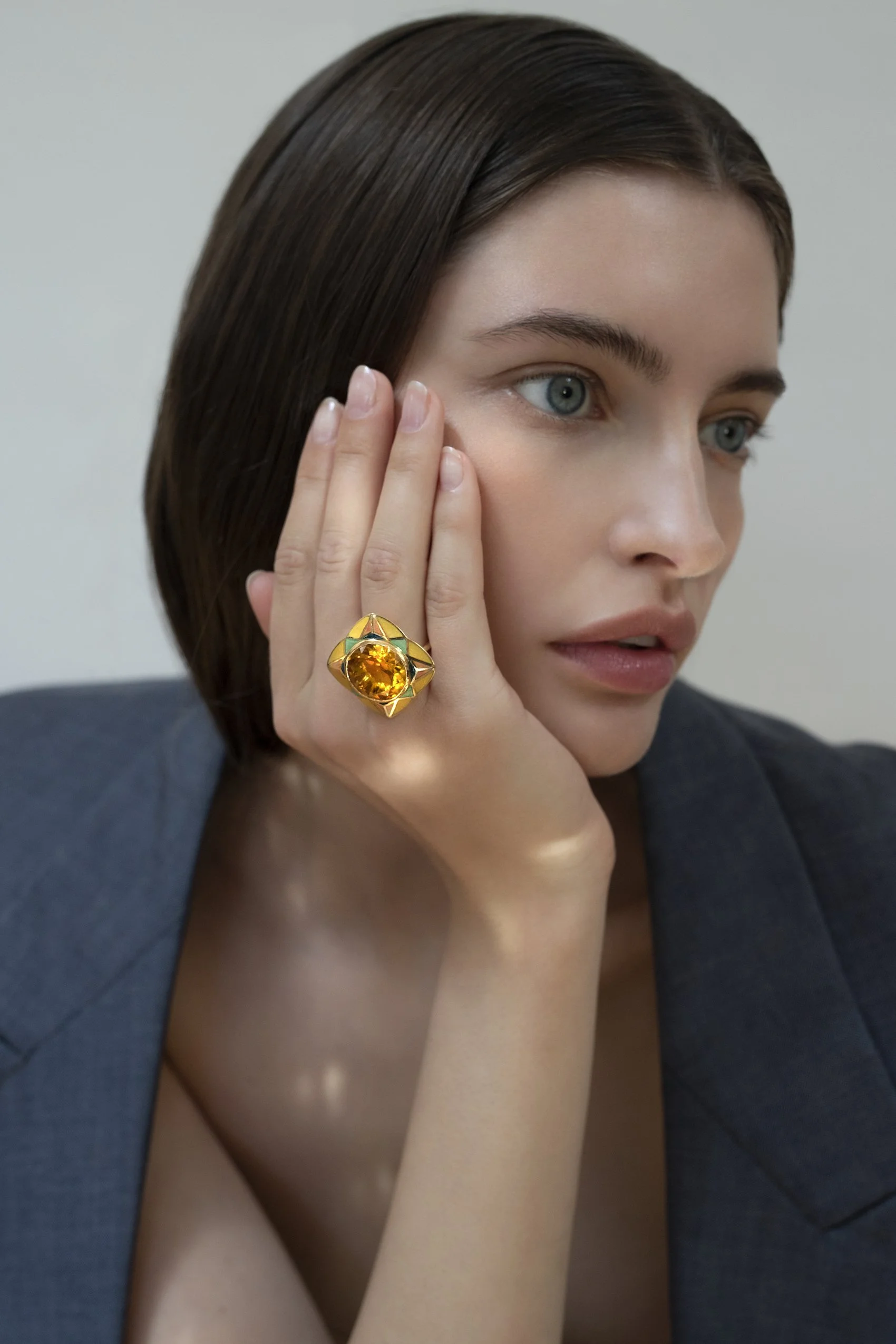 Sunset AURORA Cocktail Ring