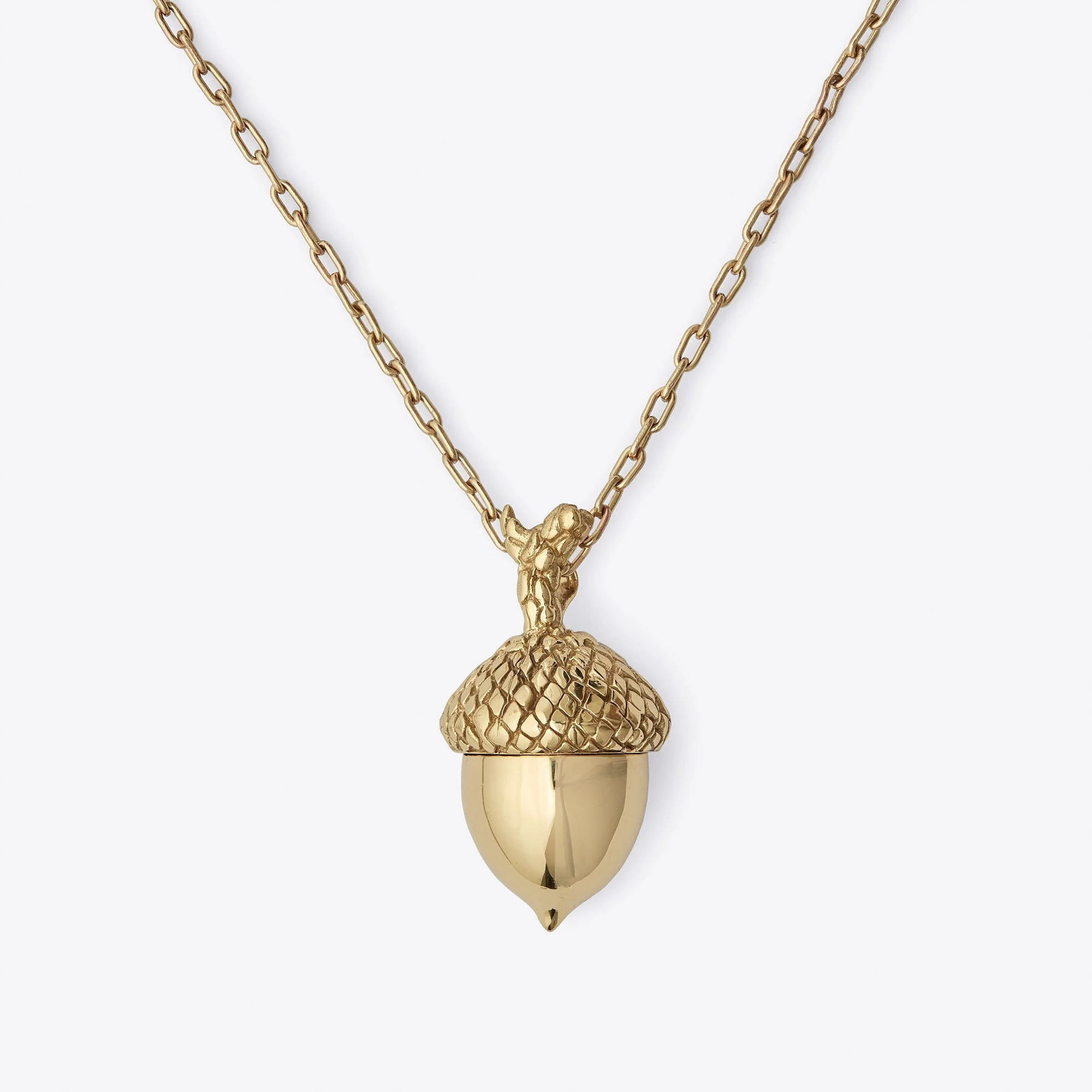 LARGE BRASS ACORN By Tarra Rosenbaum.jpg
