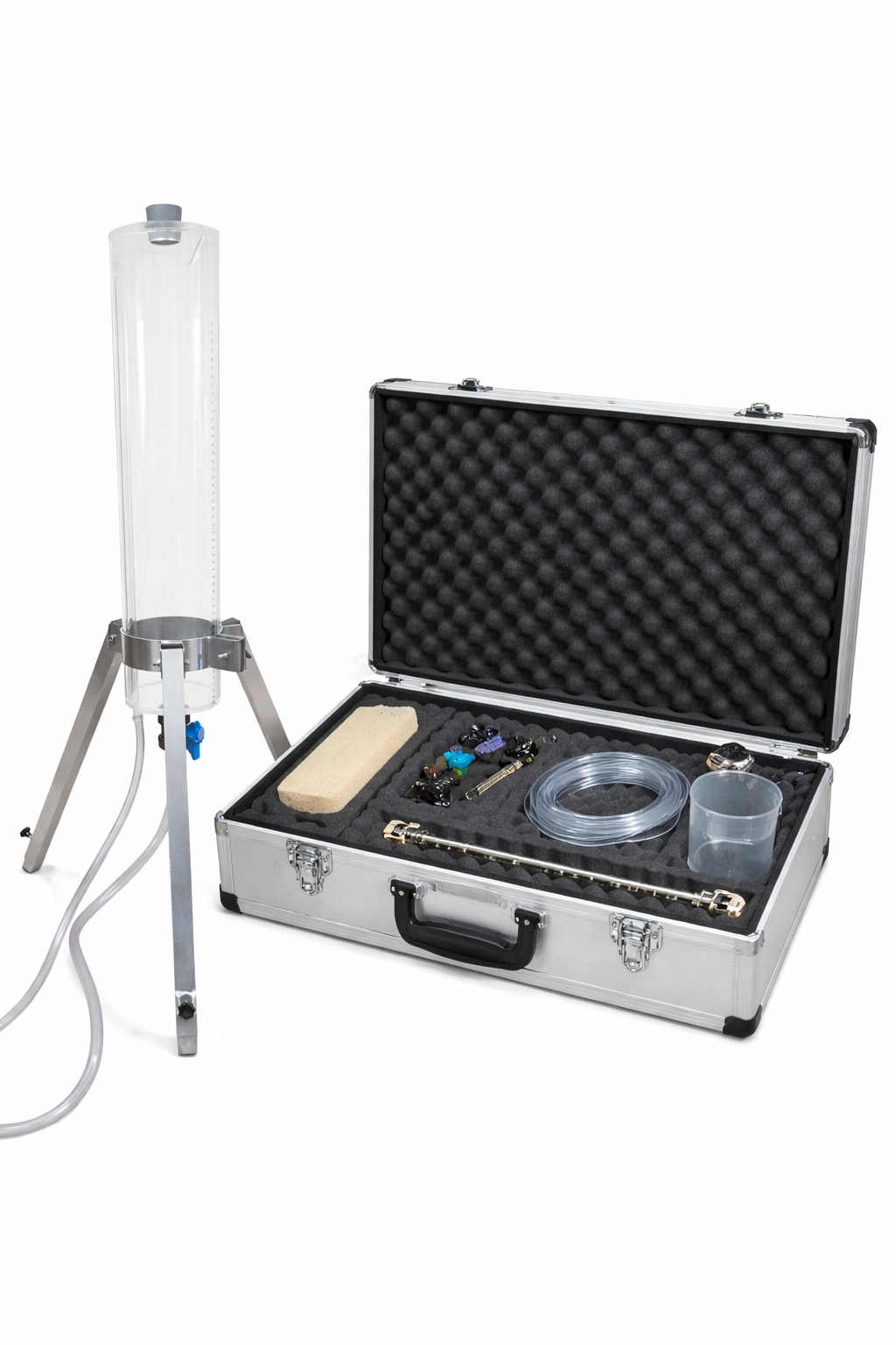 Komplett feltsett for infiltrasjonstesting – mindre avløpsanlegg