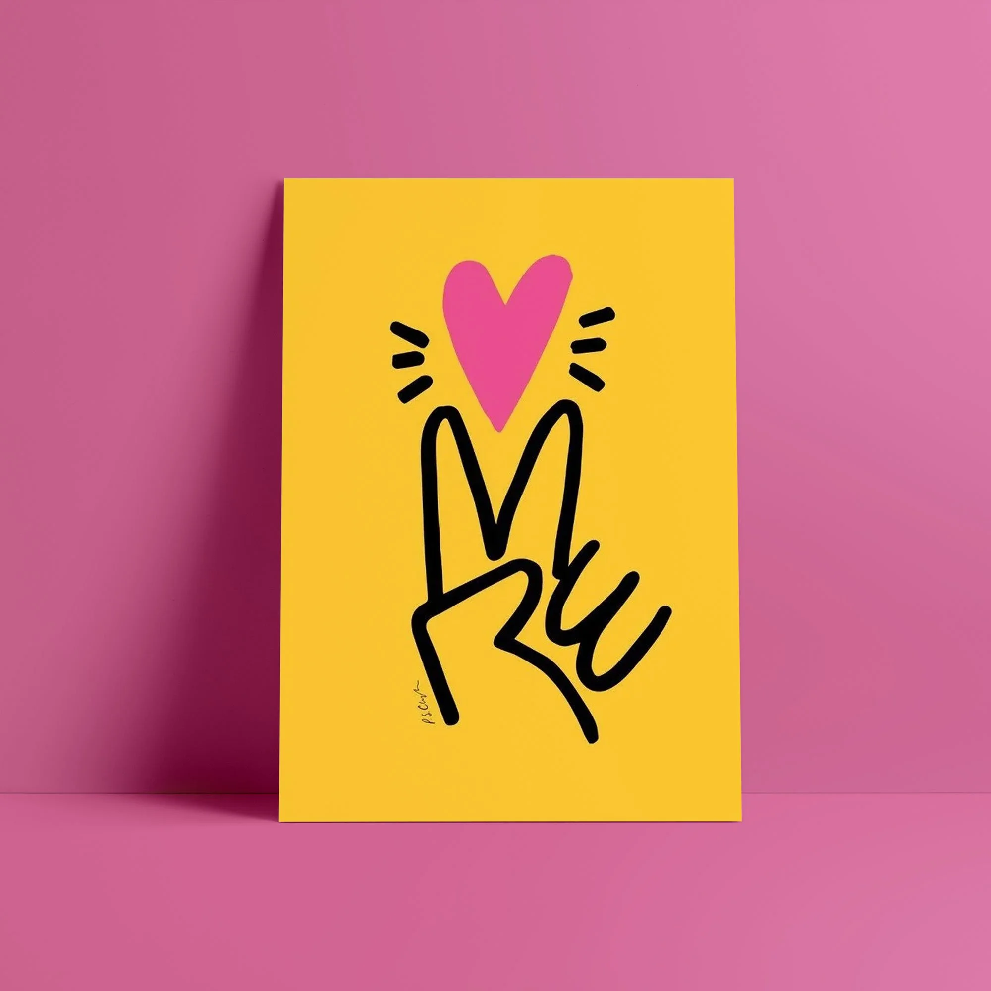 Peace & Love Fine Art Poster