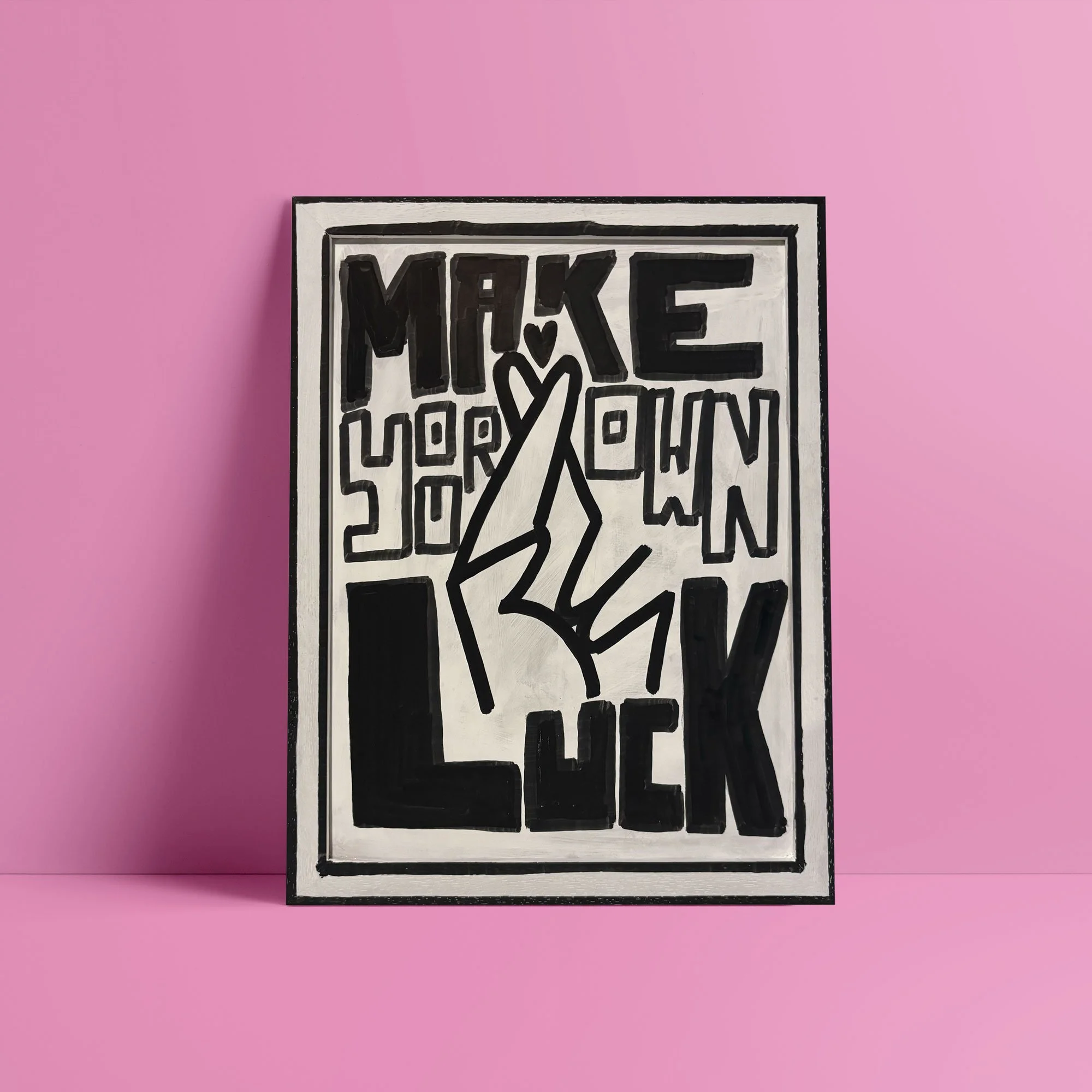 Make Your Own Luck Original Art Painting