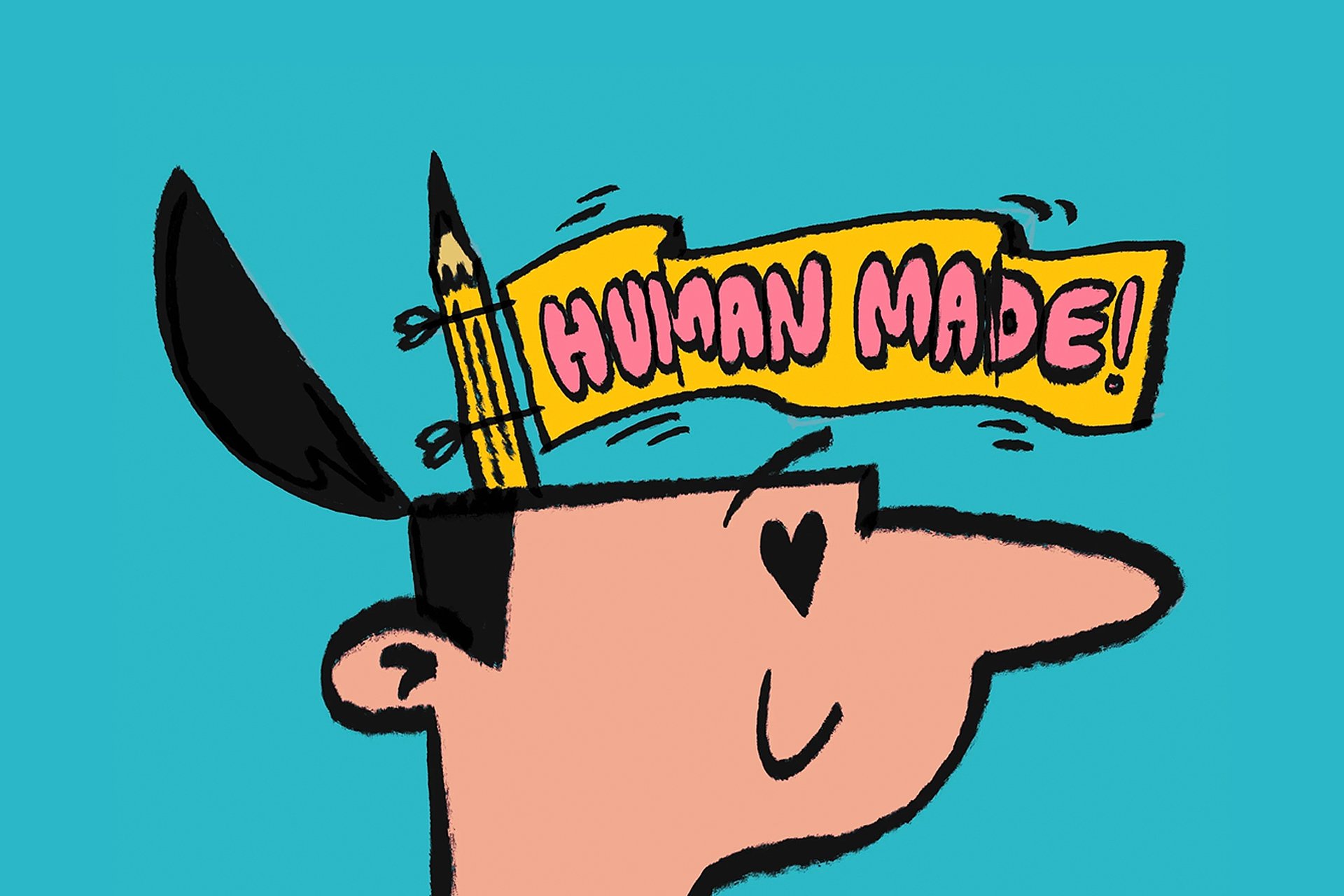 No to AI: Human made for contentious people