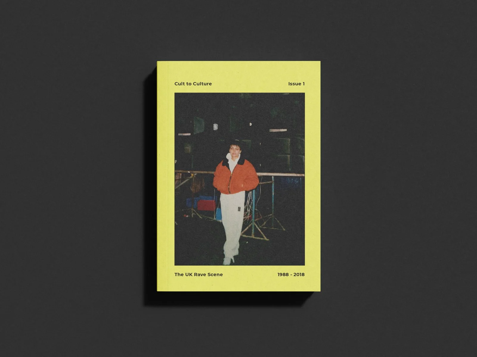 Cult to Culture Issue 1 publication documenting UK rave culture between 1988 and 2018