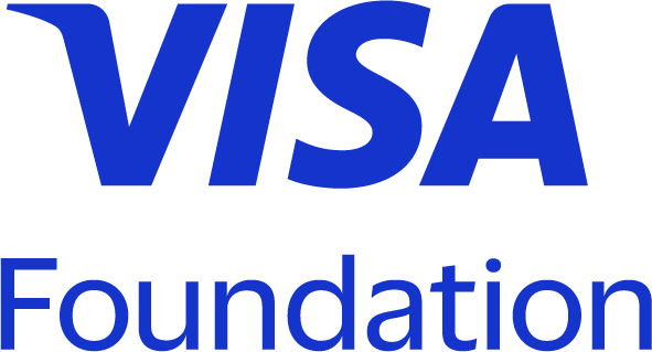 VISA Foundation logo in blue text on a white background
