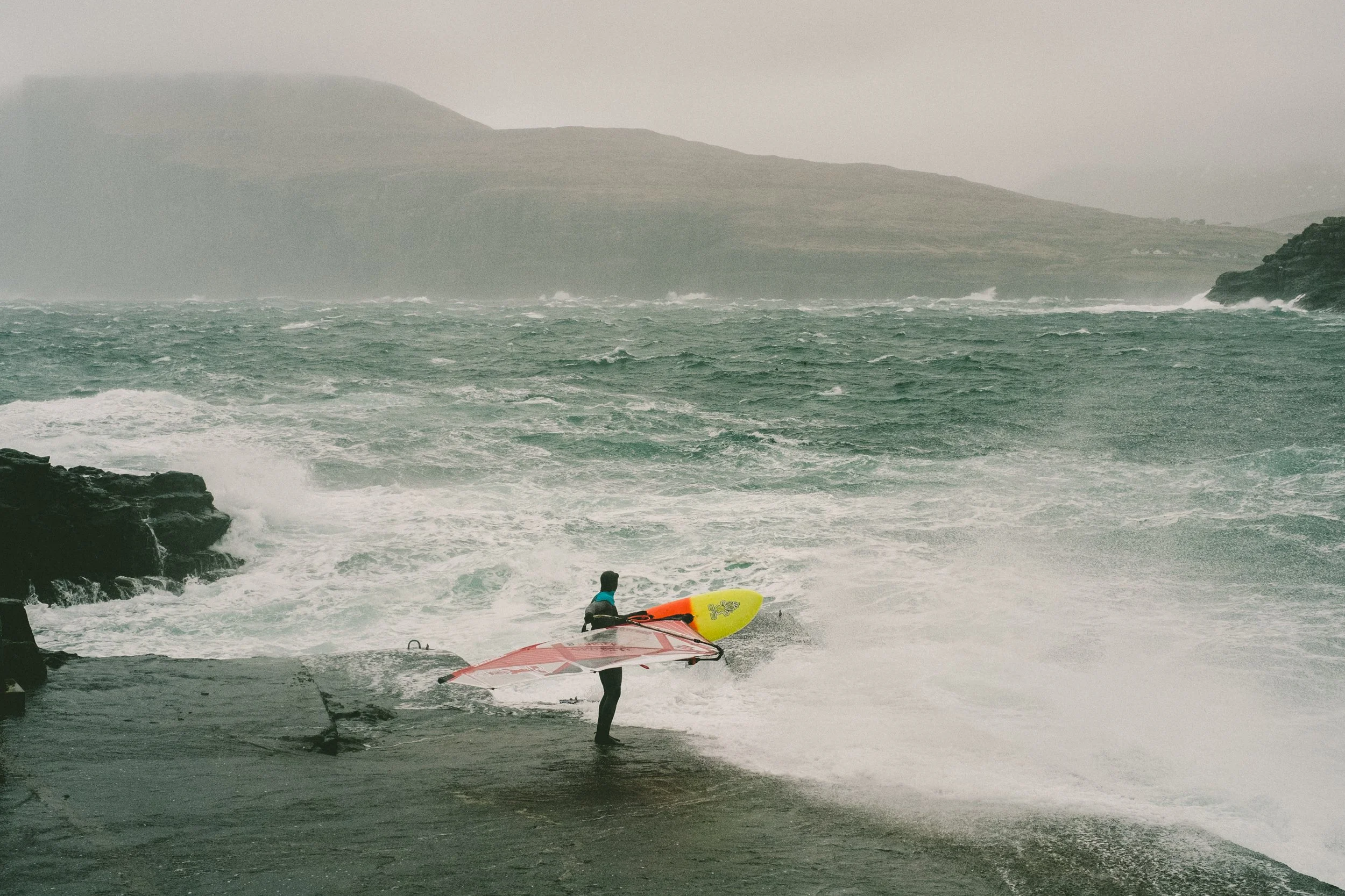 Cold Front, windsurfing exploration of the Faroe Islands