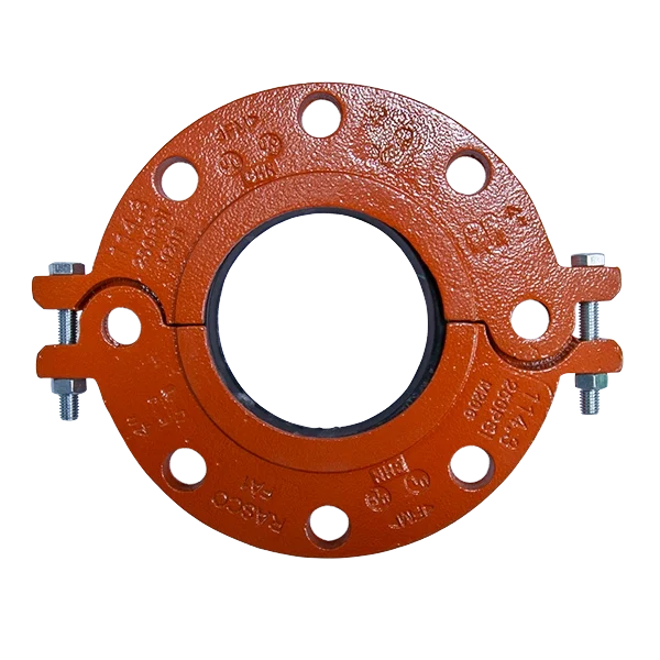 Grooved Painted and Galvanized Ductile Iron Flange.webp
