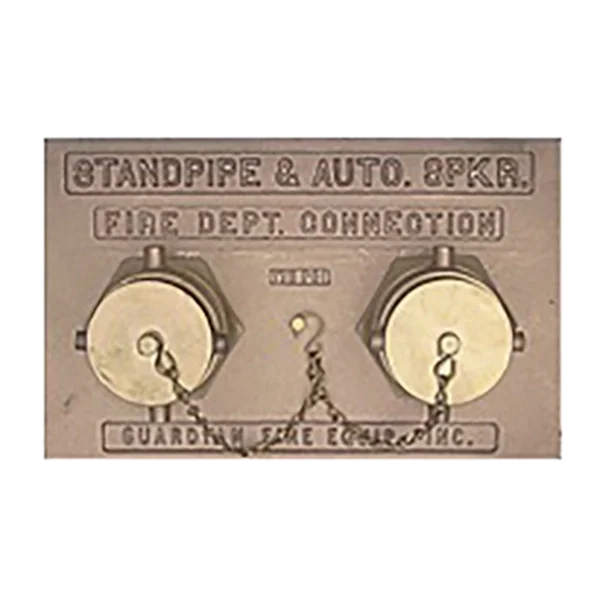 Fire Department Two Way Inlet Connections