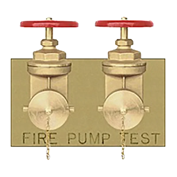 Two Way Flush Fire Pump Test Connections