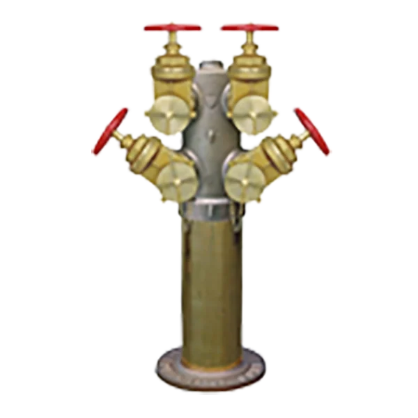 Free Standing Four Way Flush Fire Pump Test Connections
