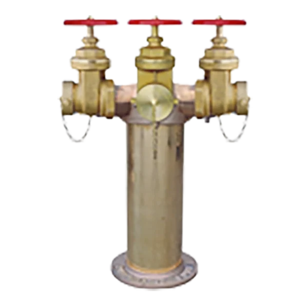 Free Standing Three Way Flush Fire Pump Test Connections