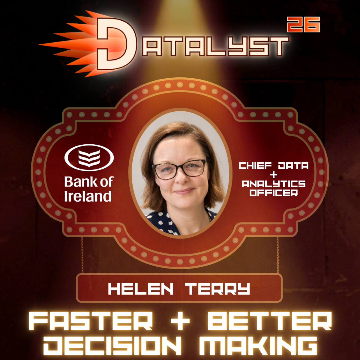 Helen is the Chief Data & Analytics Officer at Bank of Ireland, with over a decade of experience leading data strategy and transformation. She oversees the Bank’s enterprise data and analytics agenda, driving insight‑led decision‑making and modernisi