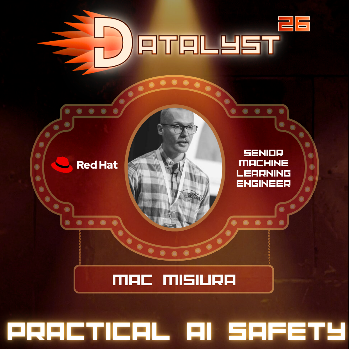 Dr Mac Misiura a senior machine learning engineer at Red Hat, where he contributes to the open-source TrustyAI project. His work focuses on ensuring the safe and reliable use of Generative AI, with a current emphasis on its safeguarding and evaluatio