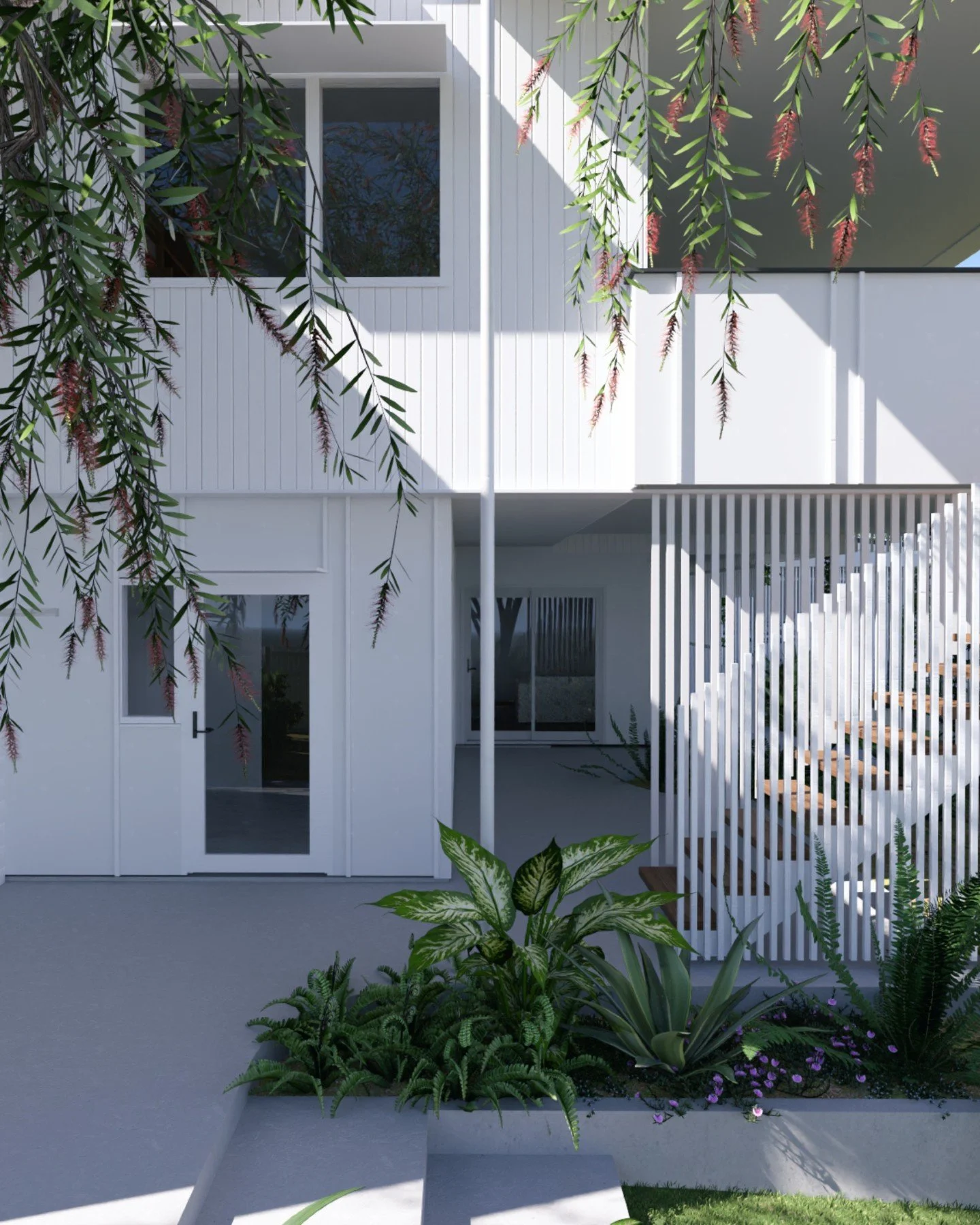 Excited to be working on a nature-inspired extension to the rear of this heritage home at Highcrest Avenue. The design nests lush planting into the under-croft space, blurring the line between garden and living. With rear-facing city views, the new l