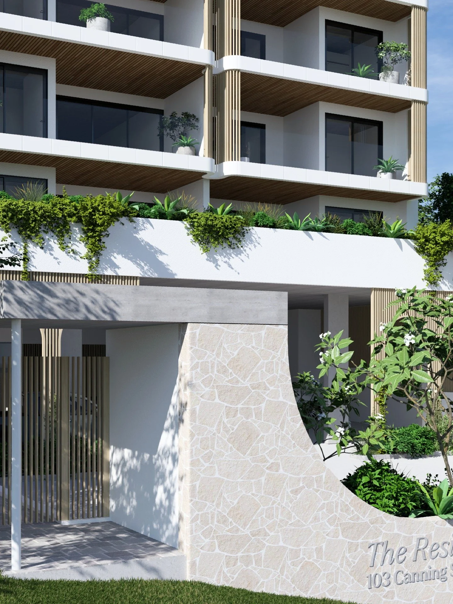 We designed this 21-unit apartment development in Rockhampton to feel welcoming from the very first glance and to be a thoughtful addition to the city&rsquo;s evolving urban landscape and community. Warm timber tones, natural stone textures and casca