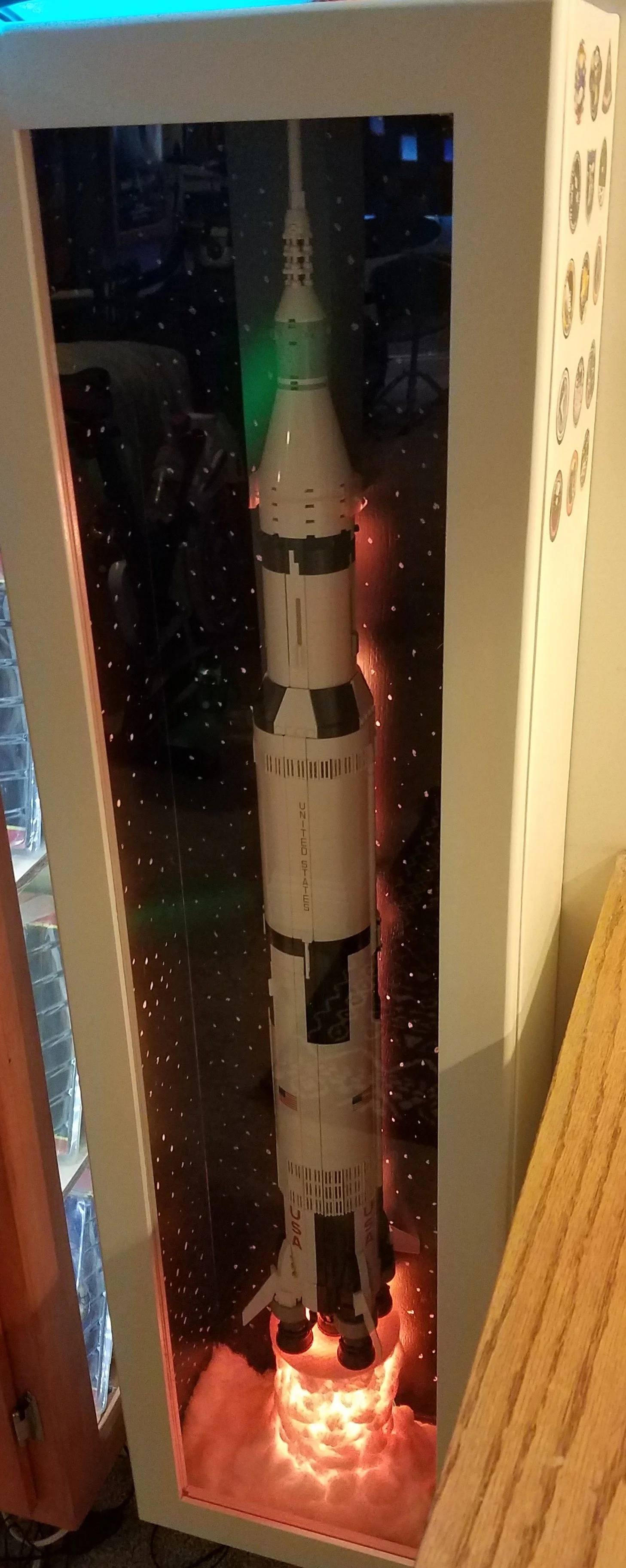 Saturn V Rocket Lamp
