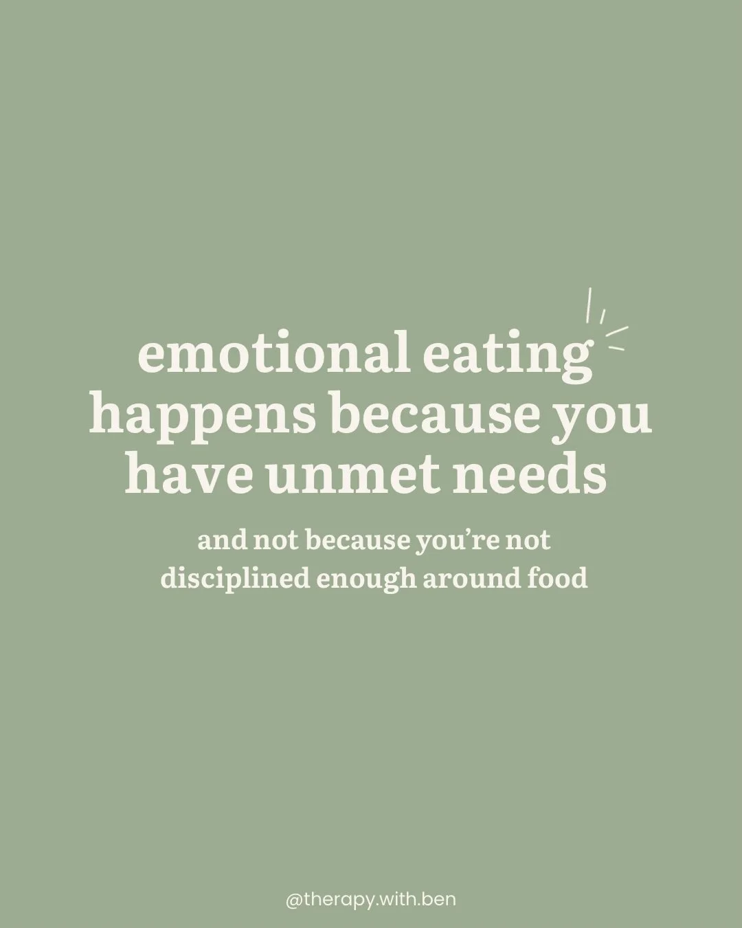 Counselling to help you improve your relationship with food