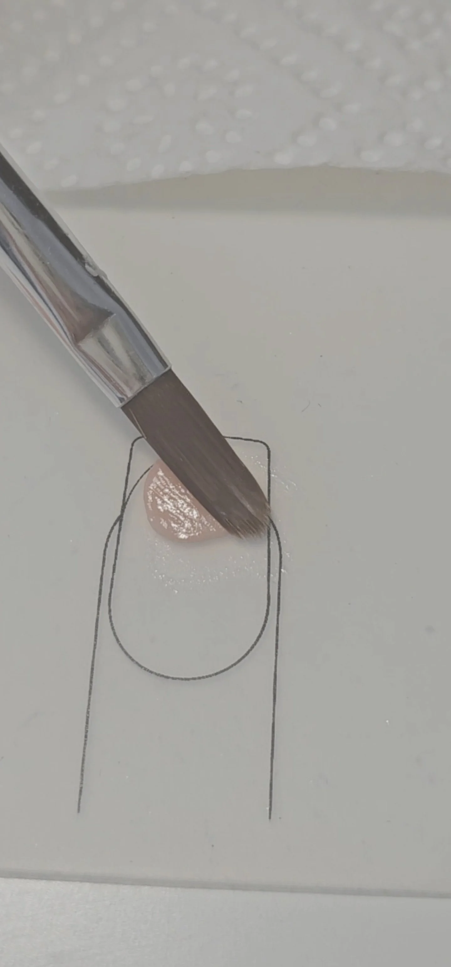 Körömágy hosszabbítás porcelánnal