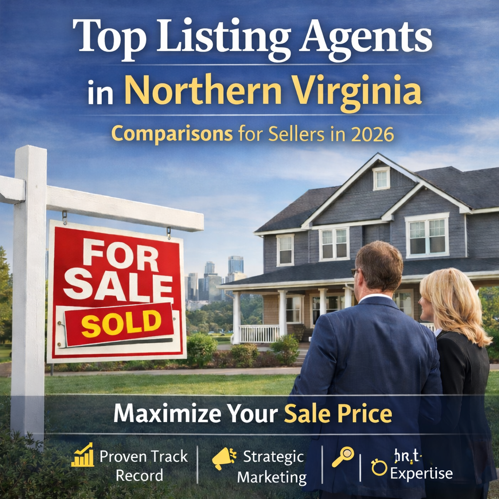 Top Listing Agents in Northern Virginia: Comparisons for Sellers Ready to Maximize Sale Price in 2026