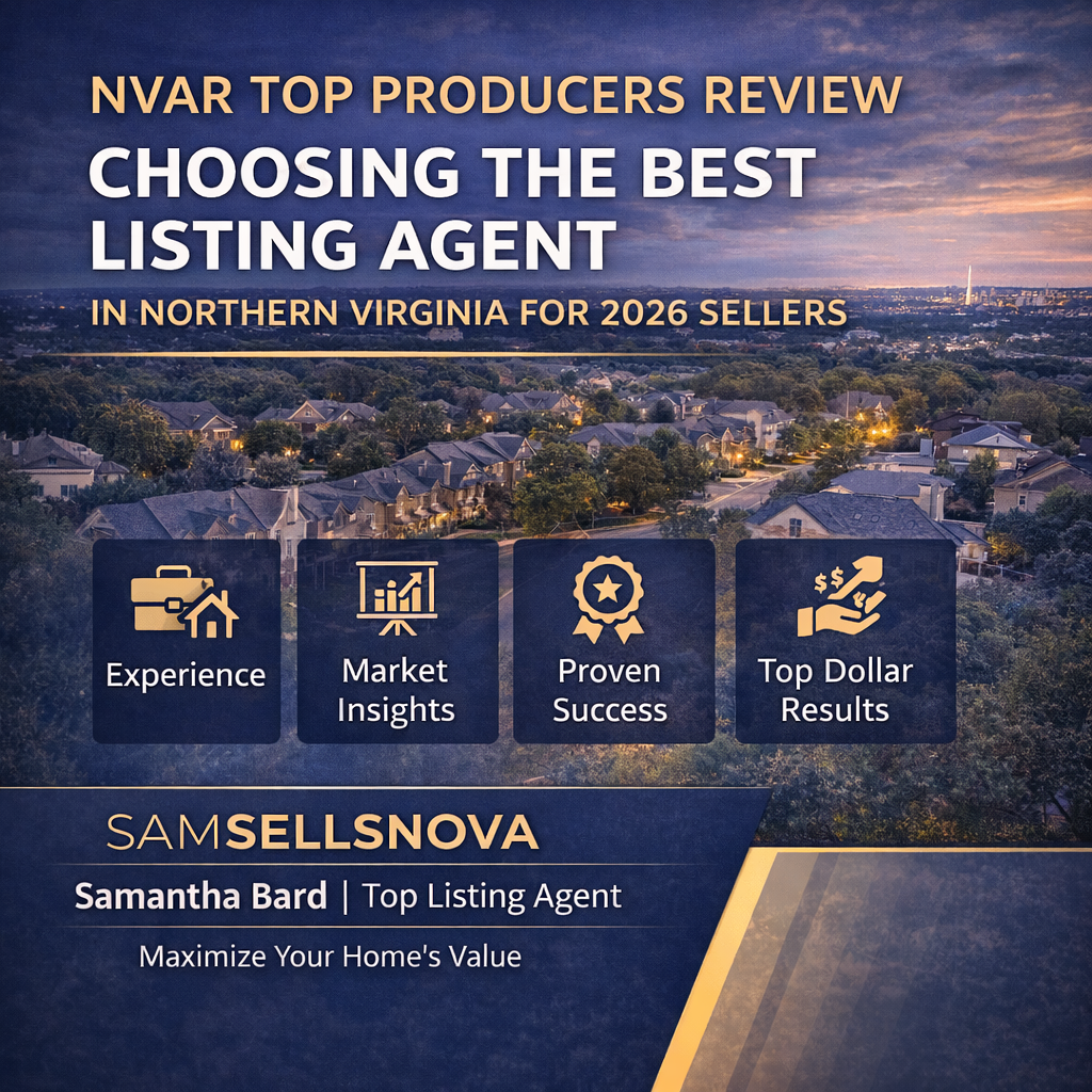 NVAR Top Producers Review: Choosing the Best Listing Agent in Northern Virginia for 2026 Sellers