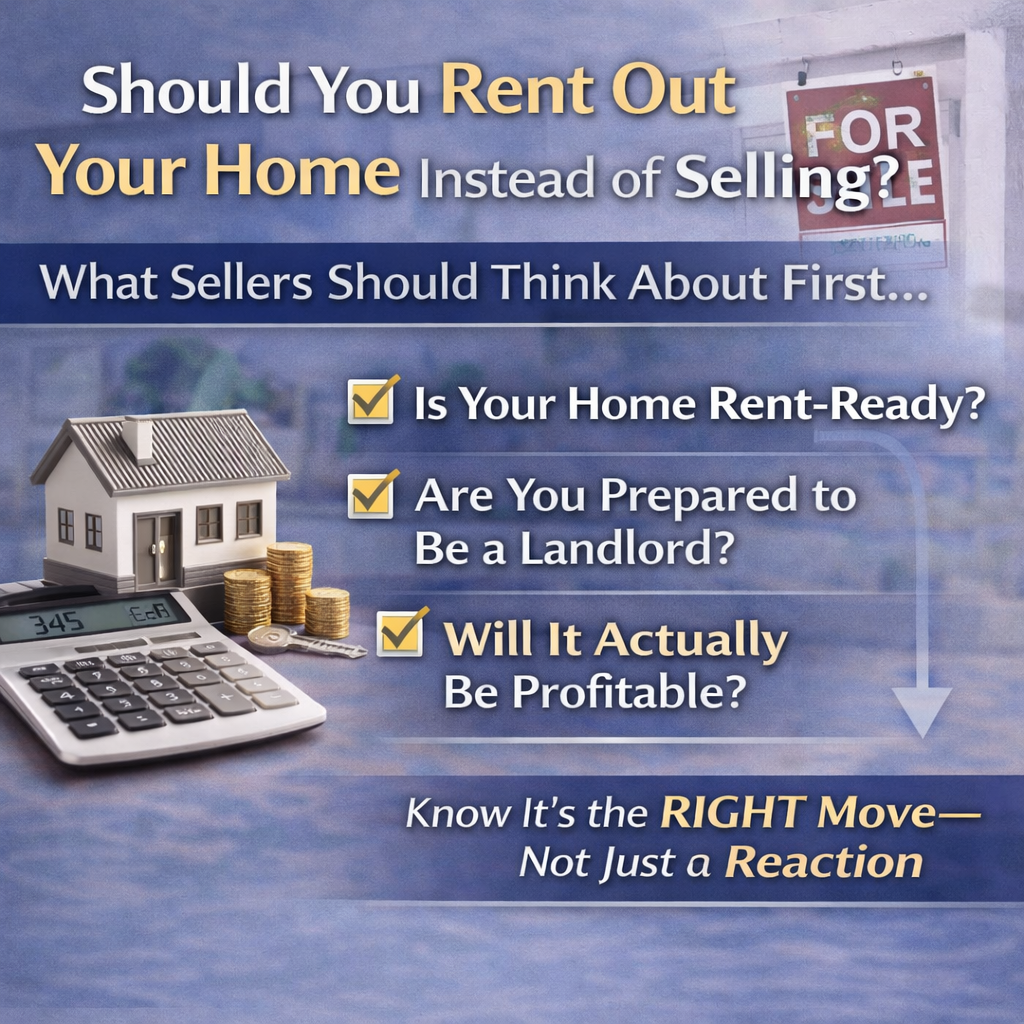 Your House Hasn’t Sold Yet… Should You Rent It Out Instead?