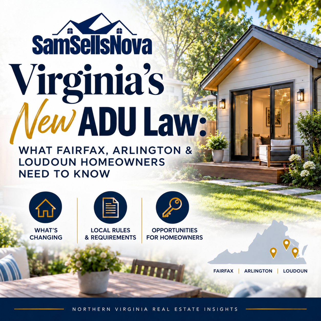 Virginia's New ADU Law: What Fairfax, Arlington &amp; Loudoun Homeowners Need to Know