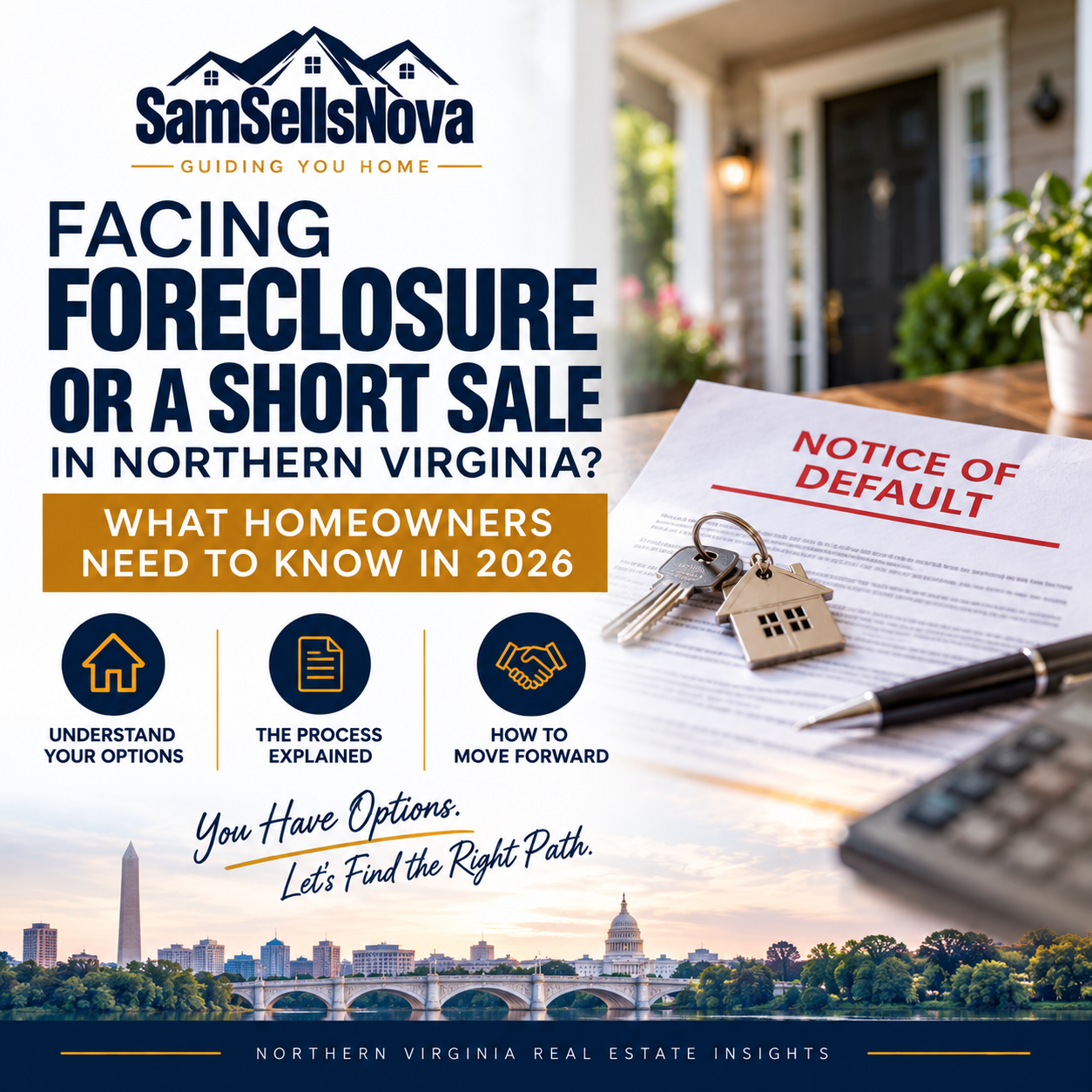 Facing Foreclosure or a Short Sale in Northern Virginia? What Homeowners Need to Know in 2026