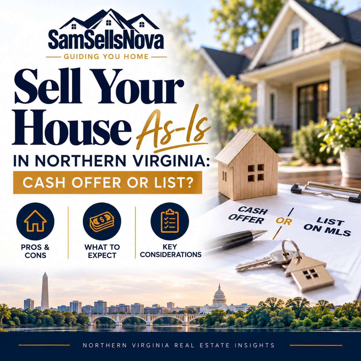 Sell Your House As-Is in Northern Virginia: Cash Offer or List?